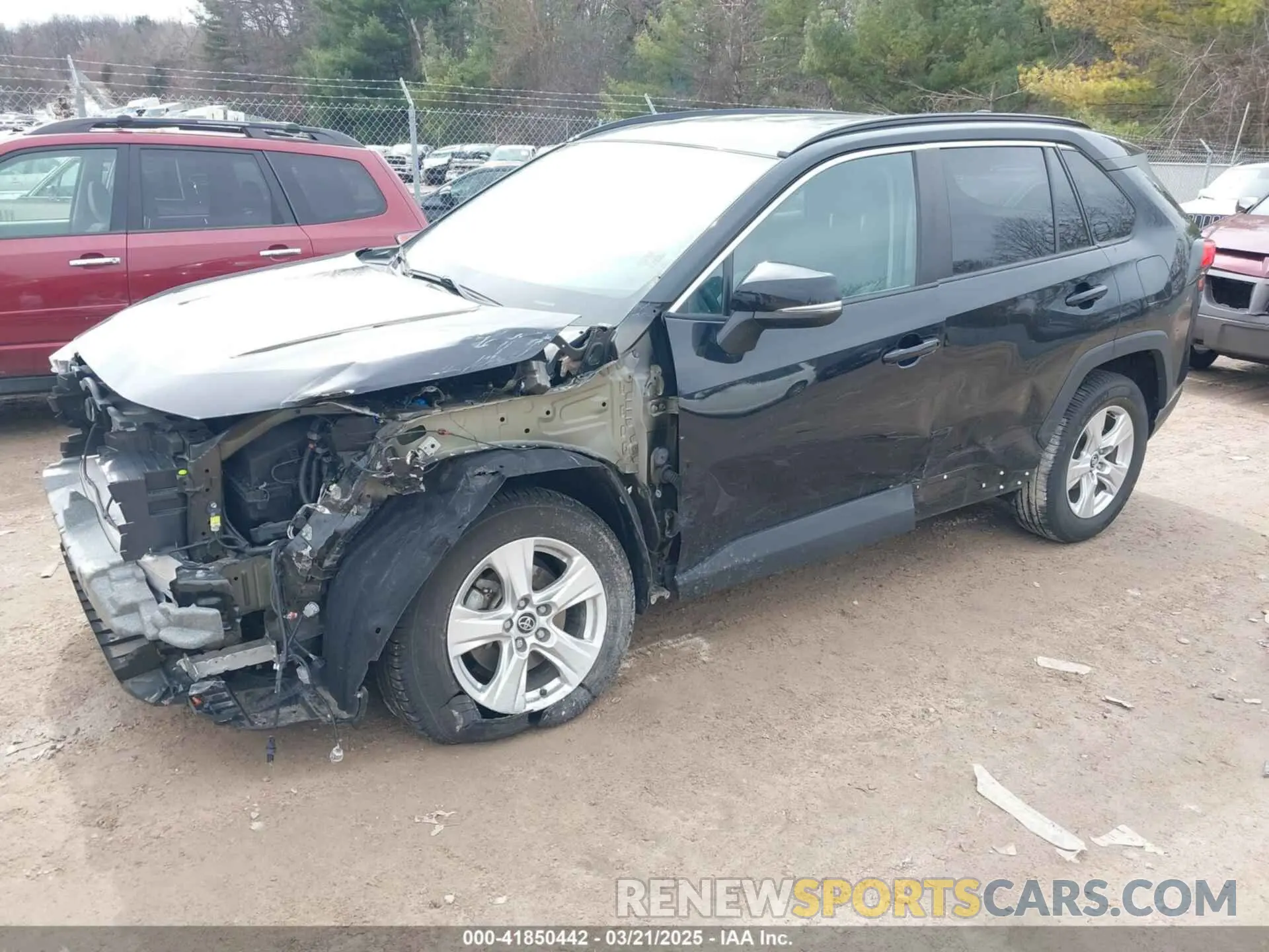 2 fotografías del automóvil dañado 2T3P1RFV8LC061598 TOYOTA RAV4 2020