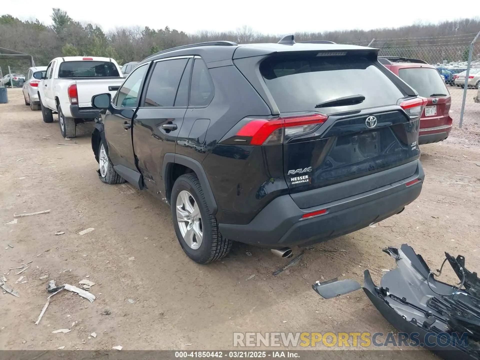 3 fotografías del automóvil dañado 2T3P1RFV8LC061598 TOYOTA RAV4 2020