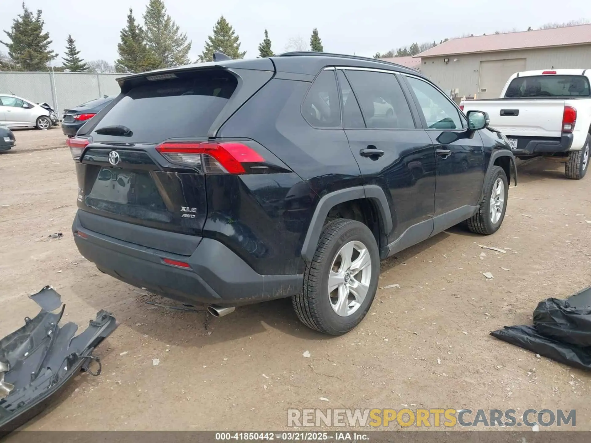 4 fotografías del automóvil dañado 2T3P1RFV8LC061598 TOYOTA RAV4 2020