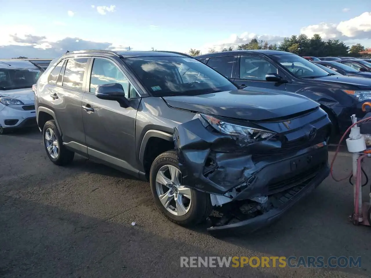 4 fotografías del automóvil dañado 2T3P1RFV8LC106040 TOYOTA RAV4 2020