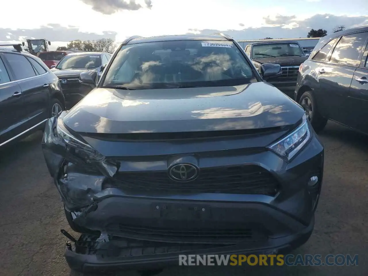 5 fotografías del automóvil dañado 2T3P1RFV8LC106040 TOYOTA RAV4 2020