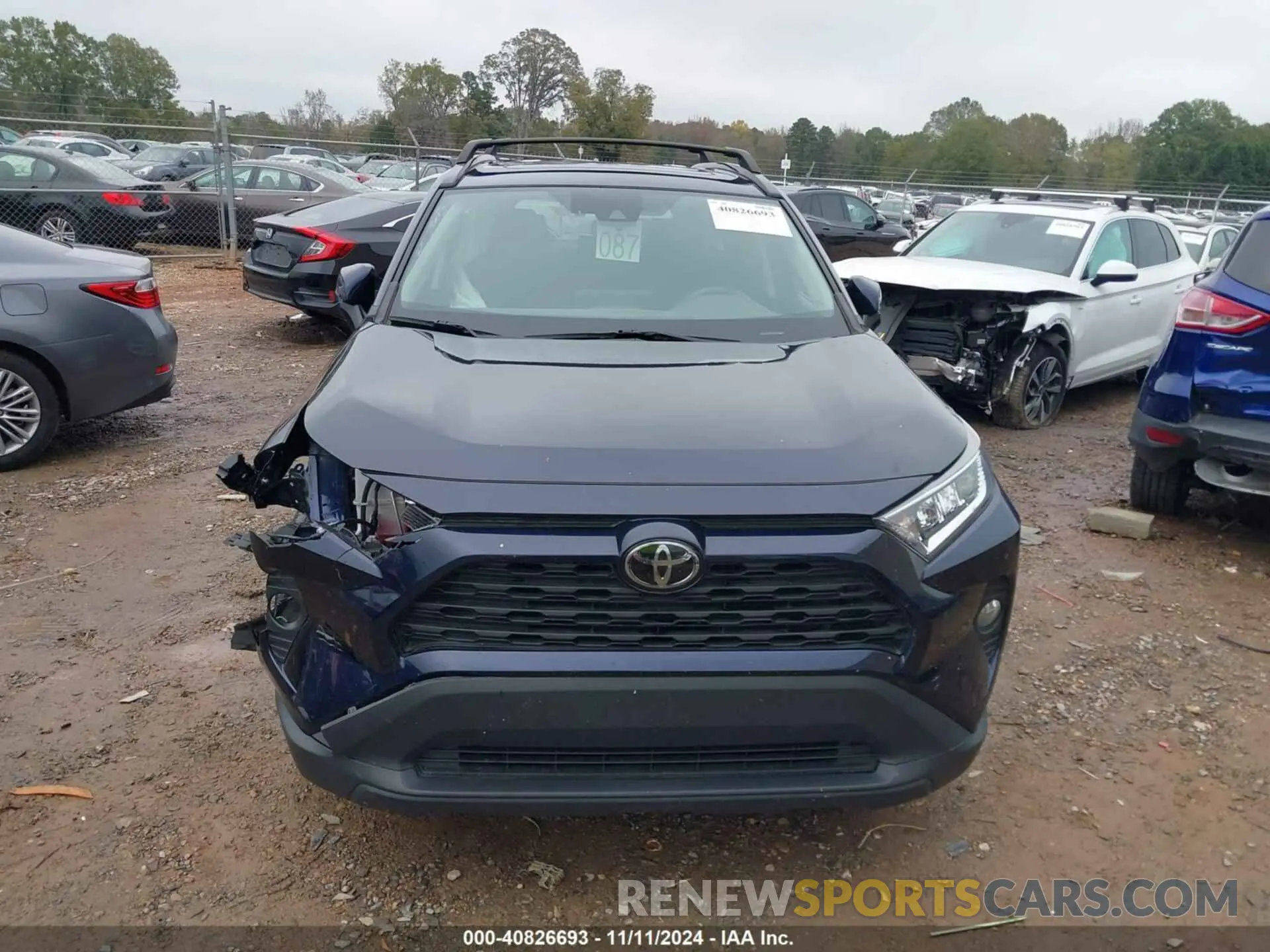 12 fotografías del automóvil dañado 2T3P1RFV8LC125820 TOYOTA RAV4 2020