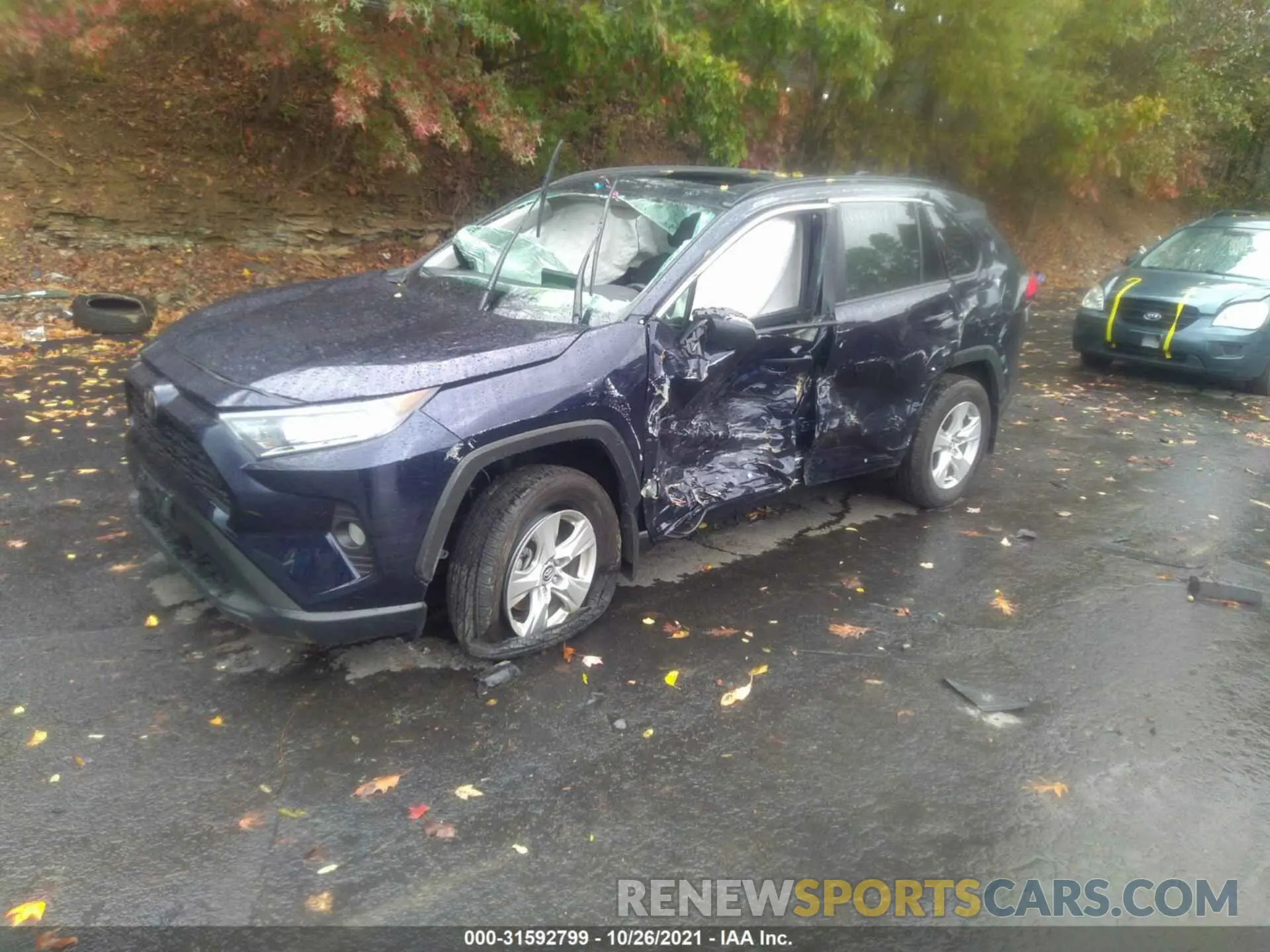 2 fotografías del automóvil dañado 2T3P1RFV8LW119384 TOYOTA RAV4 2020