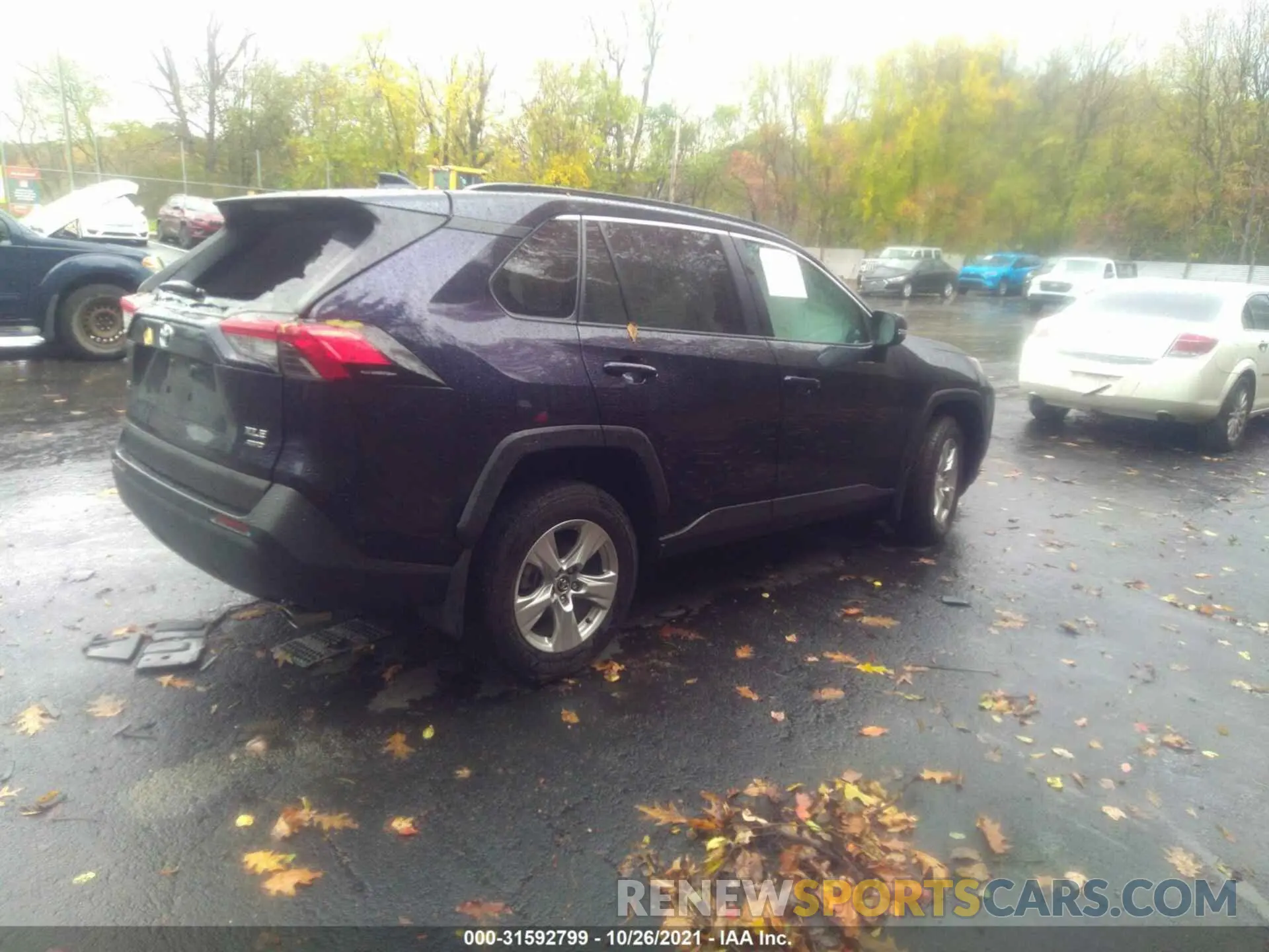 4 fotografías del automóvil dañado 2T3P1RFV8LW119384 TOYOTA RAV4 2020