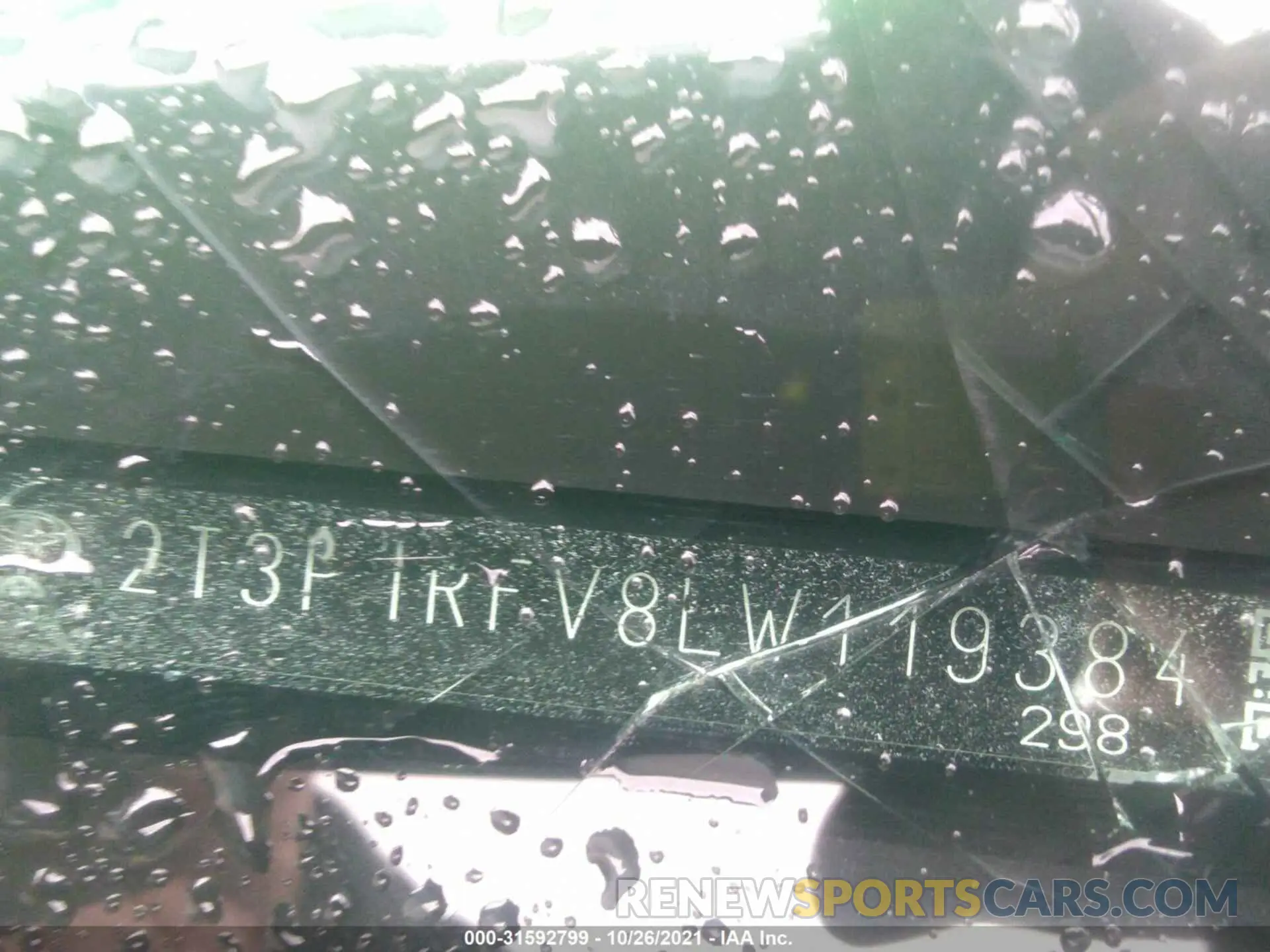 9 fotografías del automóvil dañado 2T3P1RFV8LW119384 TOYOTA RAV4 2020