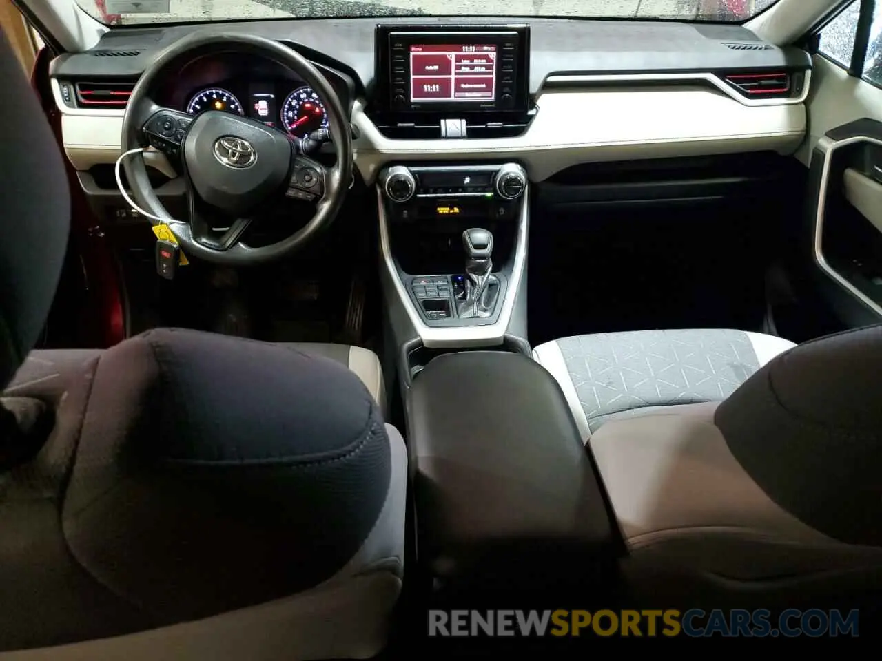 8 fotografías del automóvil dañado 2T3P1RFV8LW121992 TOYOTA RAV4 2020