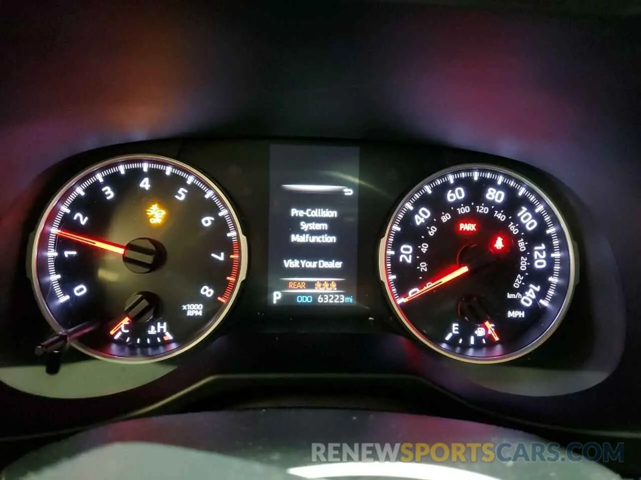 9 fotografías del automóvil dañado 2T3P1RFV8LW121992 TOYOTA RAV4 2020