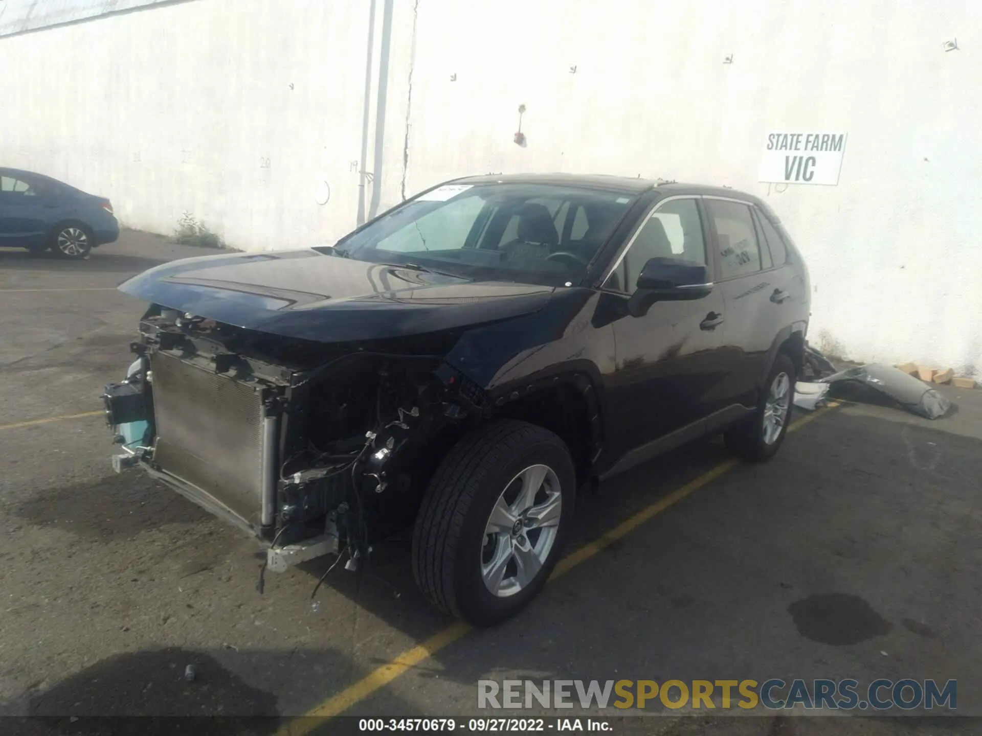2 fotografías del automóvil dañado 2T3P1RFV8LW123497 TOYOTA RAV4 2020
