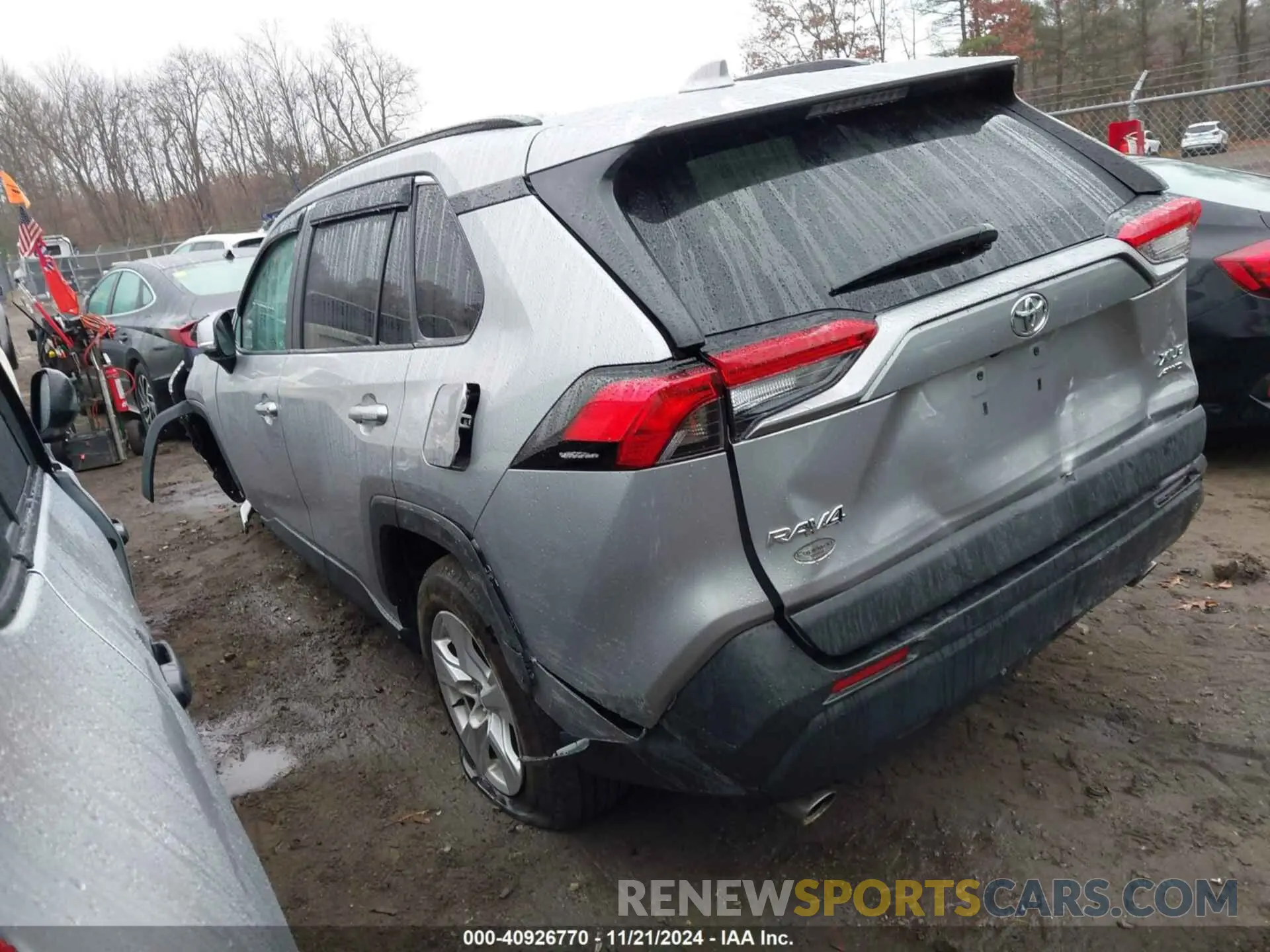 3 fotografías del automóvil dañado 2T3P1RFV9LC131075 TOYOTA RAV4 2020