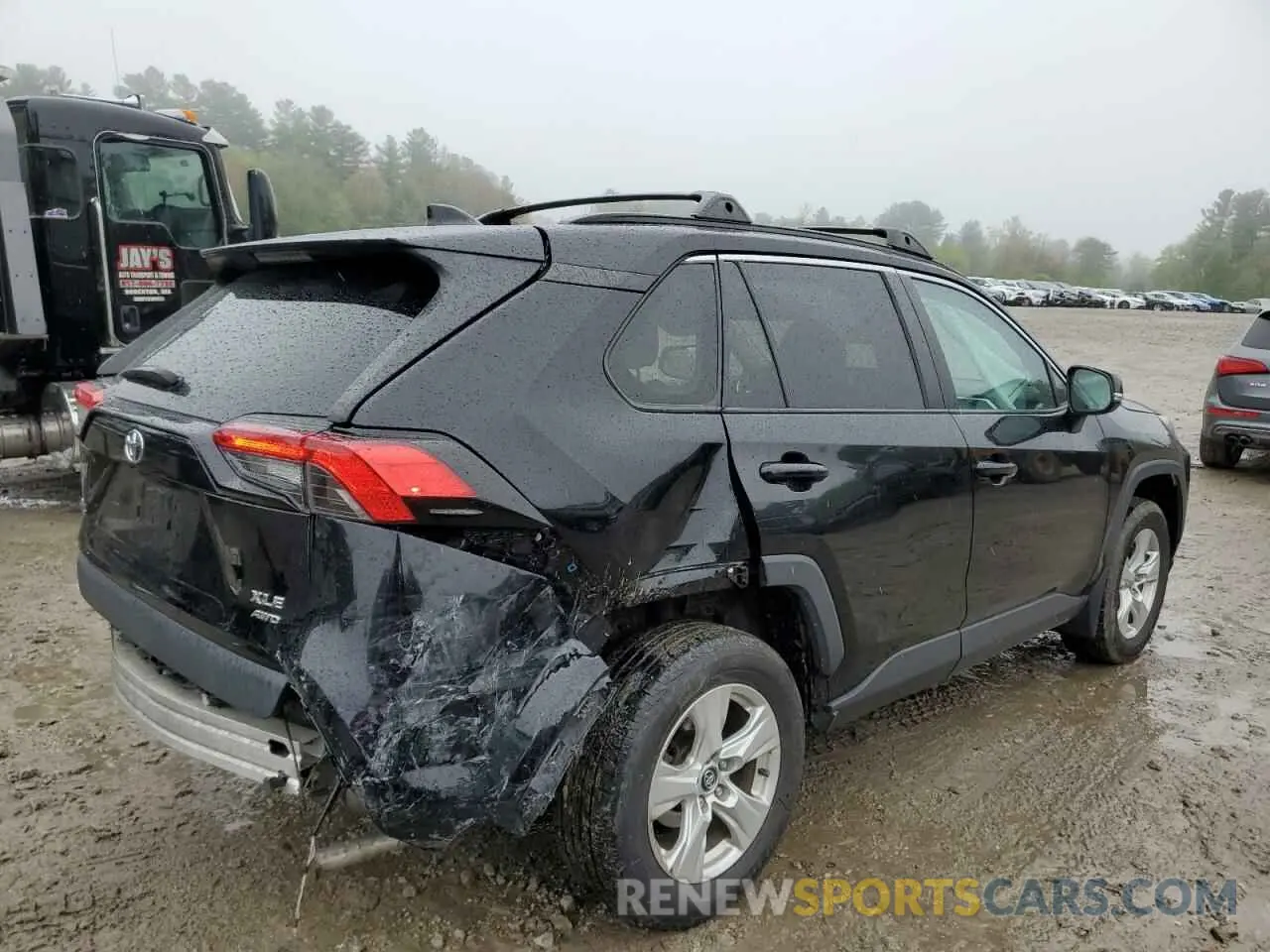 3 fotografías del automóvil dañado 2T3P1RFV9LW096407 TOYOTA RAV4 2020