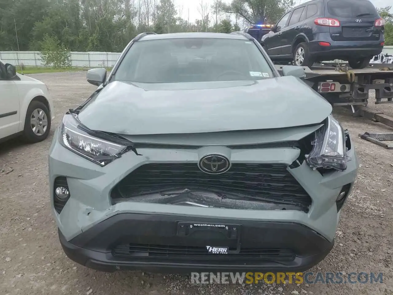 5 fotografías del automóvil dañado 2T3P1RFV9LW132998 TOYOTA RAV4 2020