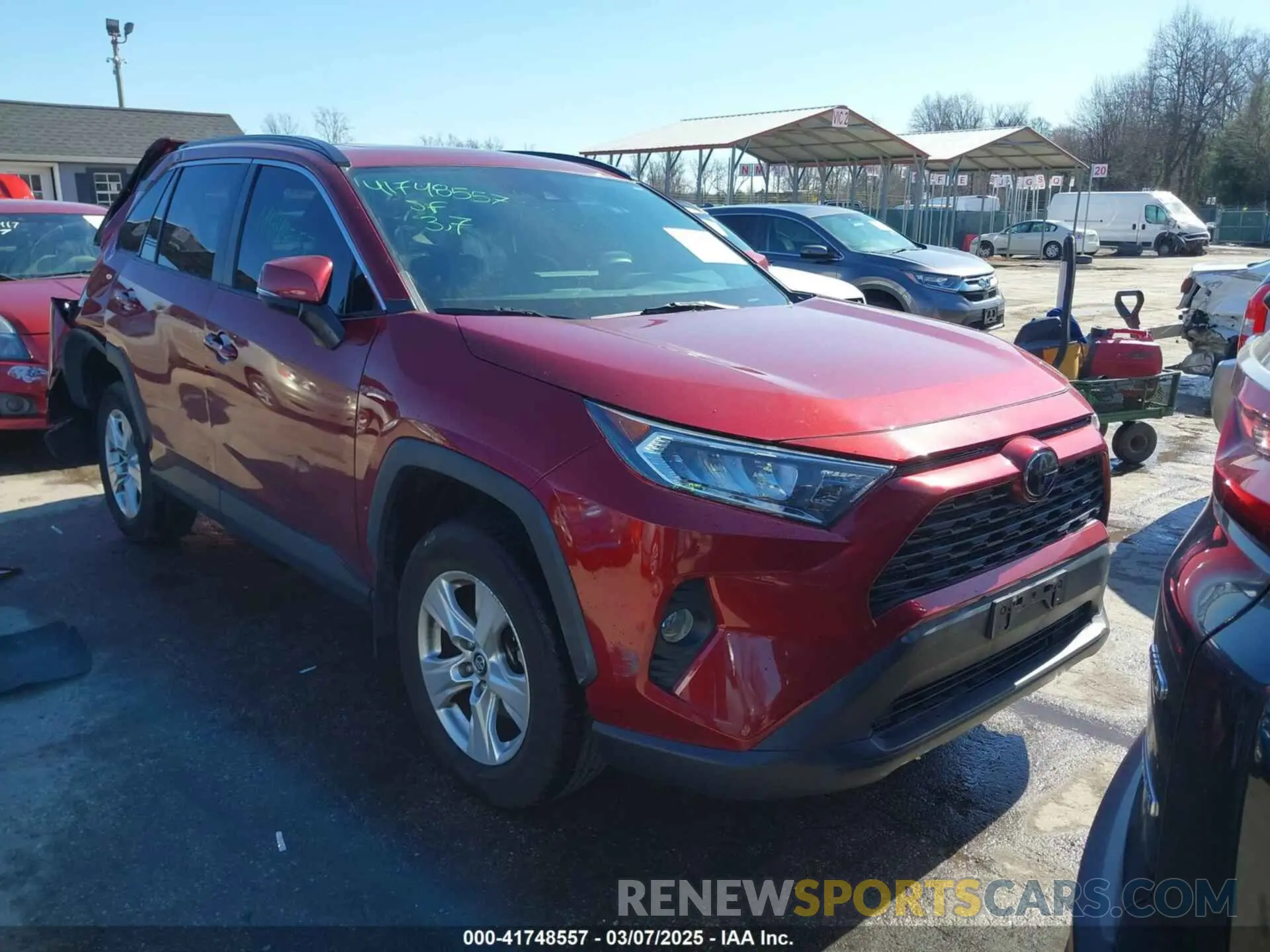 1 fotografías del automóvil dañado 2T3P1RFVXLW115577 TOYOTA RAV4 2020