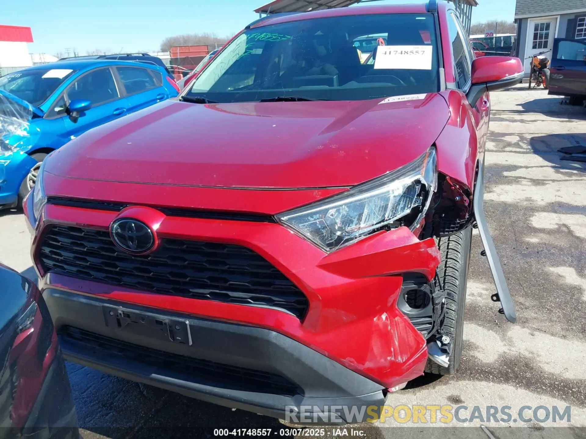 13 fotografías del automóvil dañado 2T3P1RFVXLW115577 TOYOTA RAV4 2020