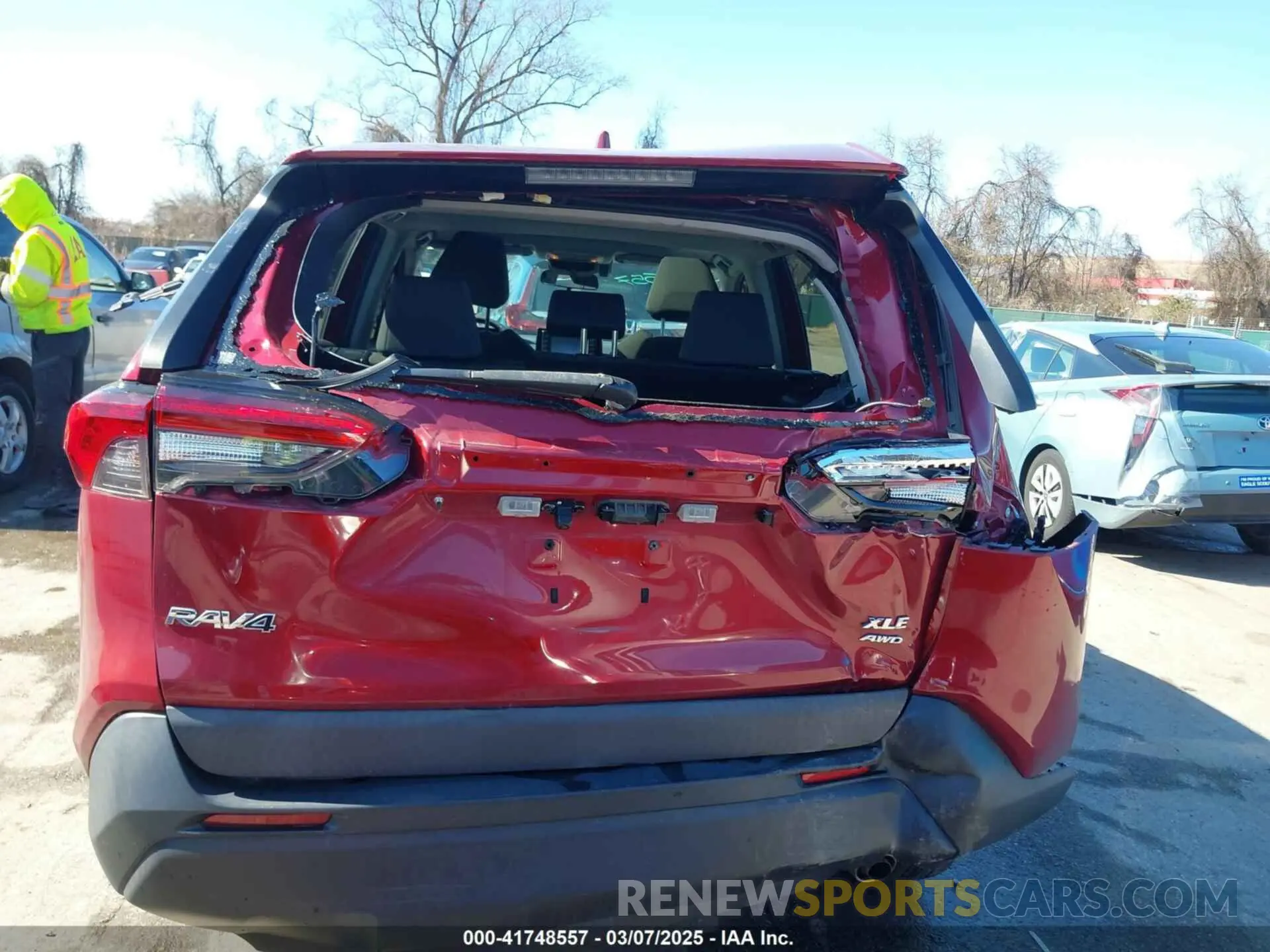 6 fotografías del automóvil dañado 2T3P1RFVXLW115577 TOYOTA RAV4 2020