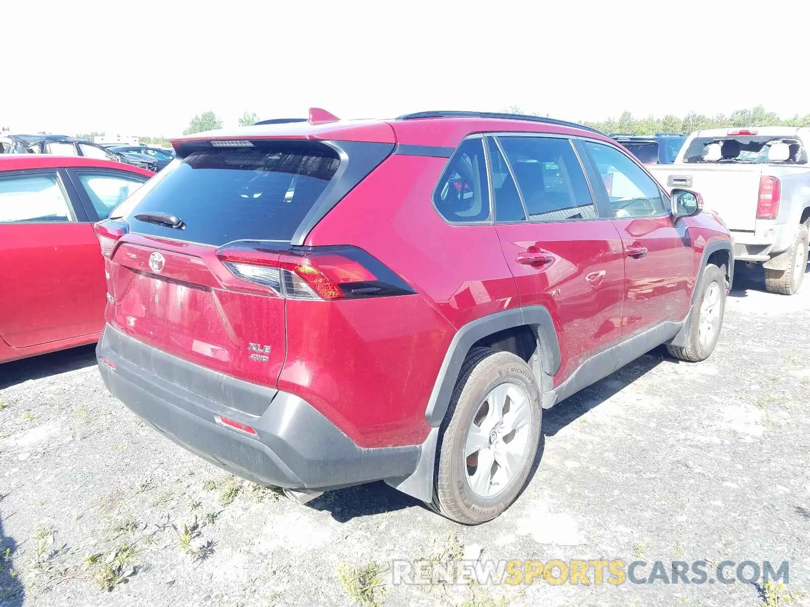 4 fotografías del automóvil dañado 2T3R1RFV0LC071020 TOYOTA RAV4 2020
