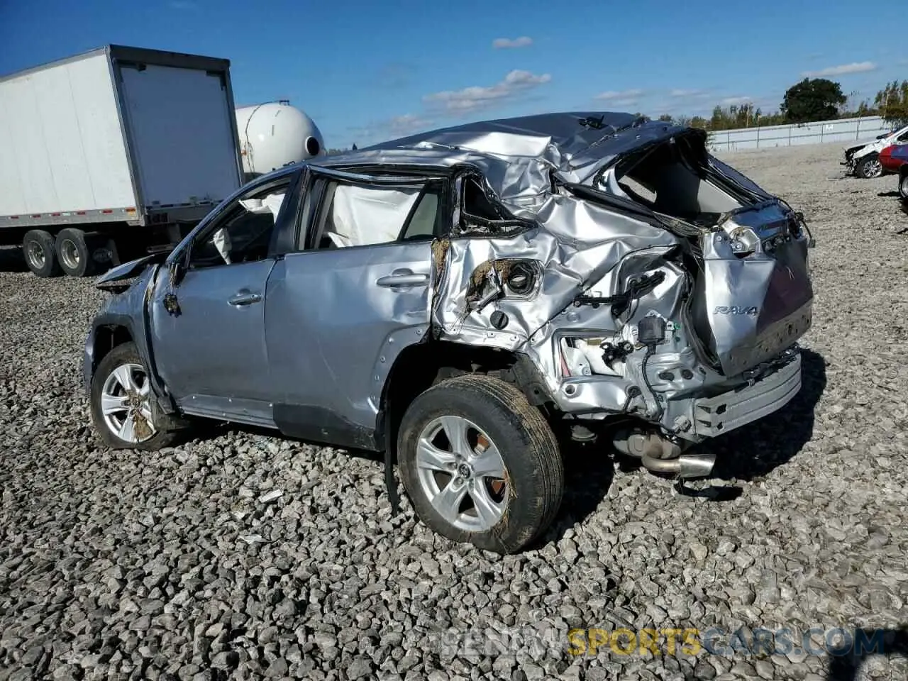 2 fotografías del automóvil dañado 2T3R1RFV5LC063608 TOYOTA RAV4 2020