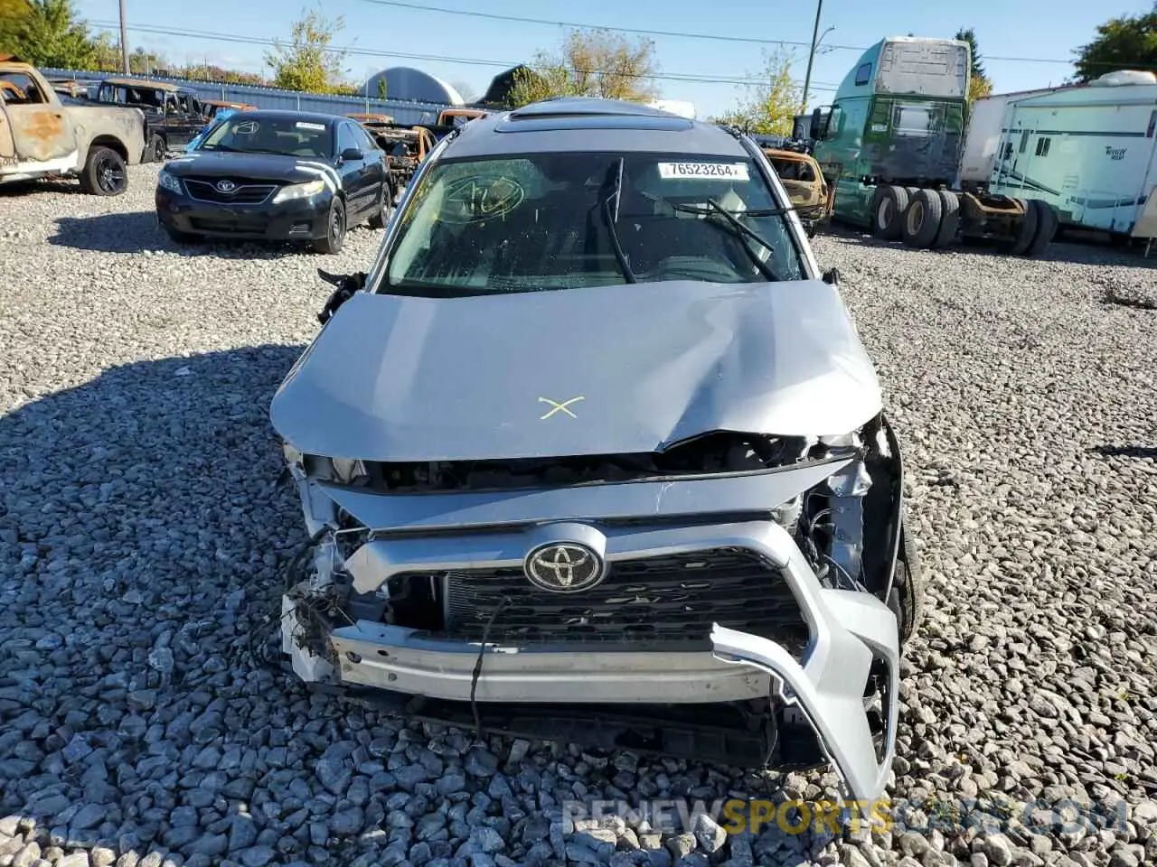 5 fotografías del automóvil dañado 2T3R1RFV5LC063608 TOYOTA RAV4 2020