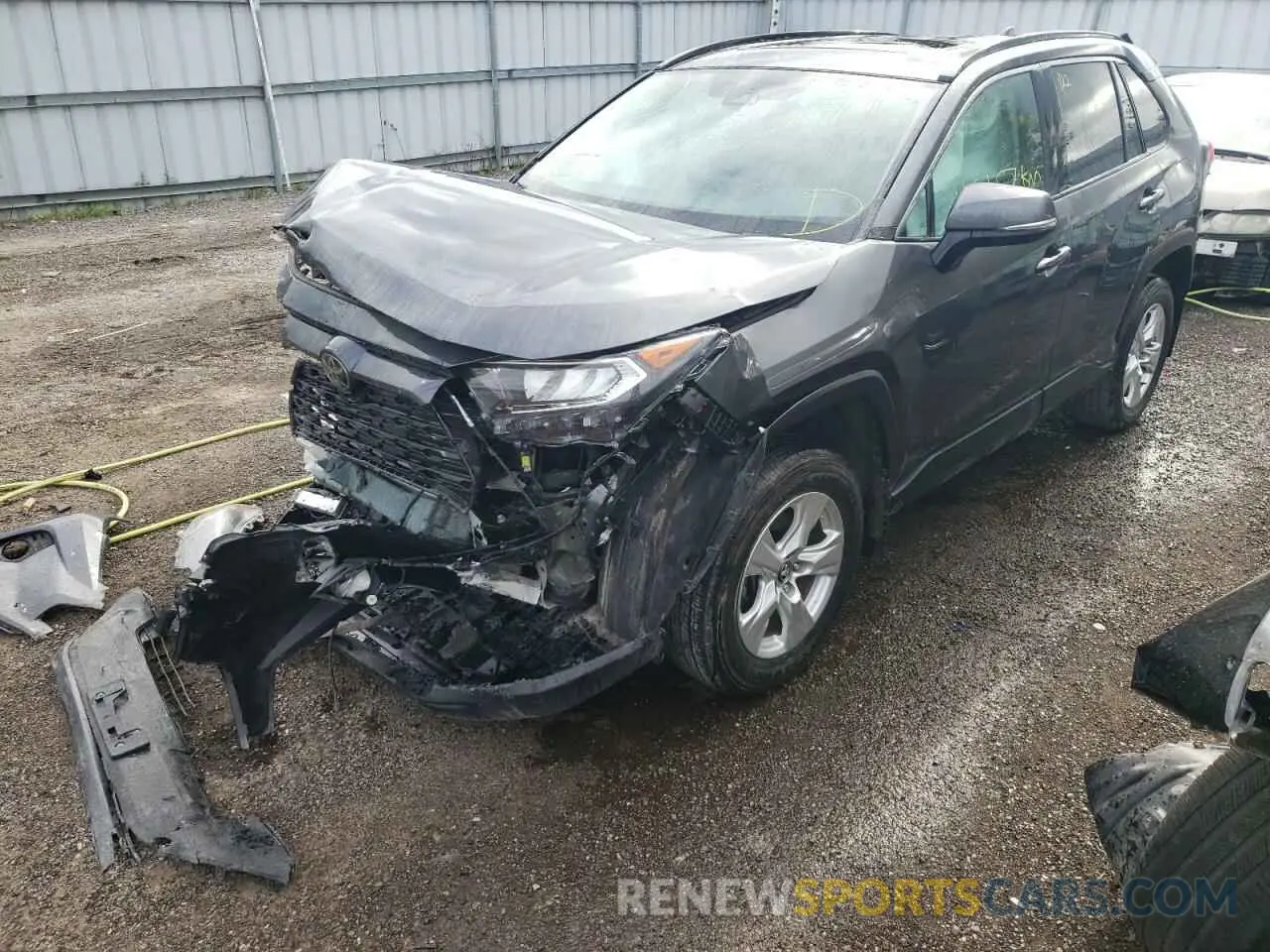 2 fotografías del automóvil dañado 2T3R1RFVXLC092294 TOYOTA RAV4 2020