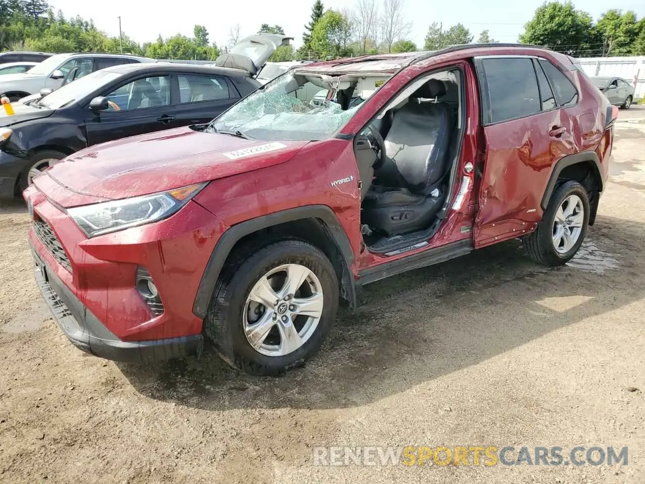 1 fotografías del automóvil dañado 2T3RWRFV0LW100564 TOYOTA RAV4 2020