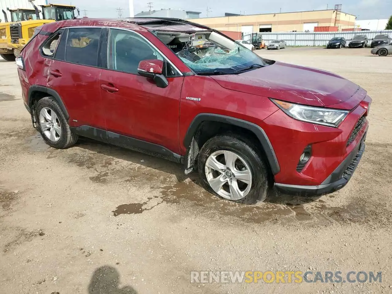 4 fotografías del automóvil dañado 2T3RWRFV0LW100564 TOYOTA RAV4 2020