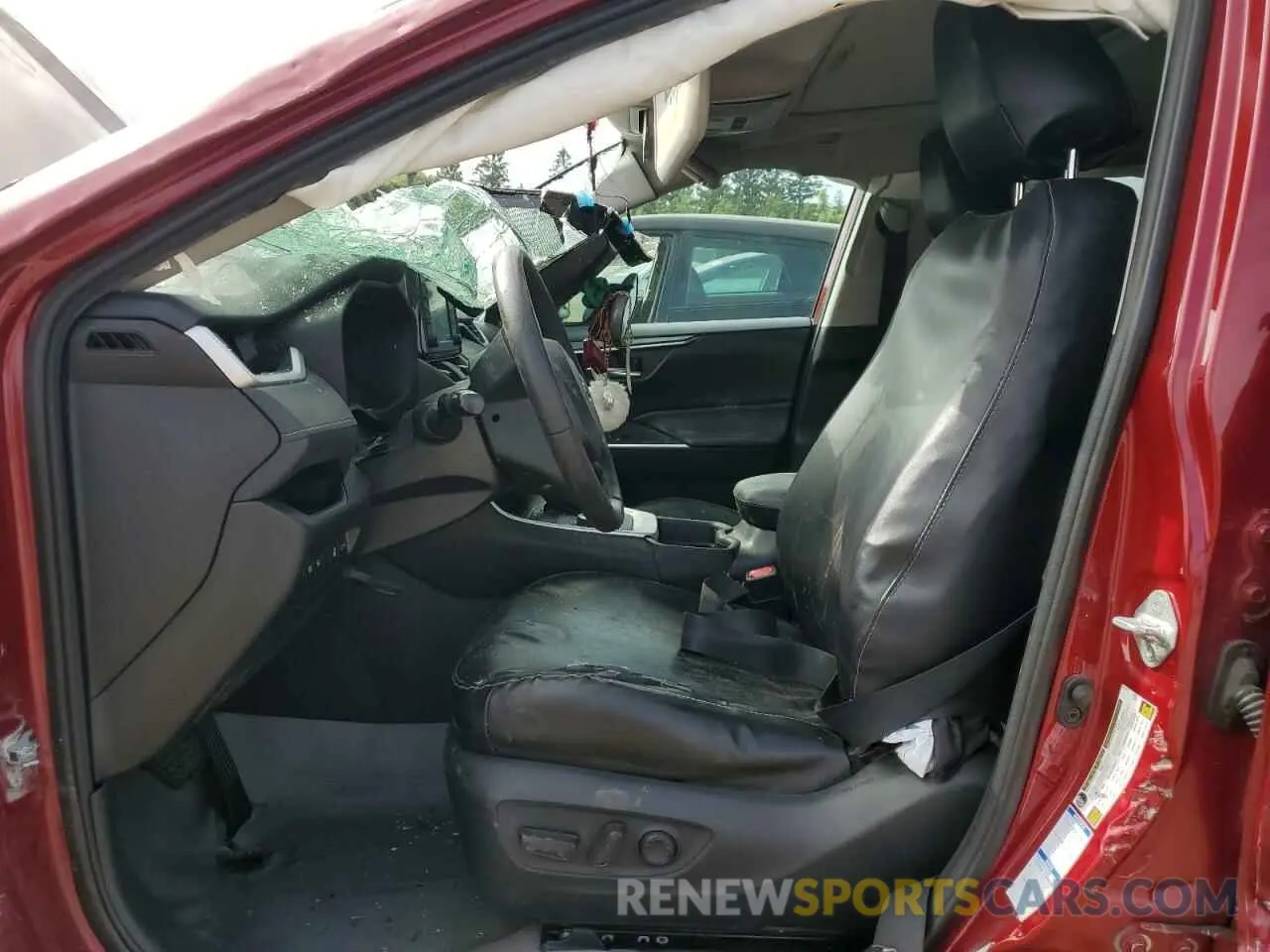 7 fotografías del automóvil dañado 2T3RWRFV0LW100564 TOYOTA RAV4 2020