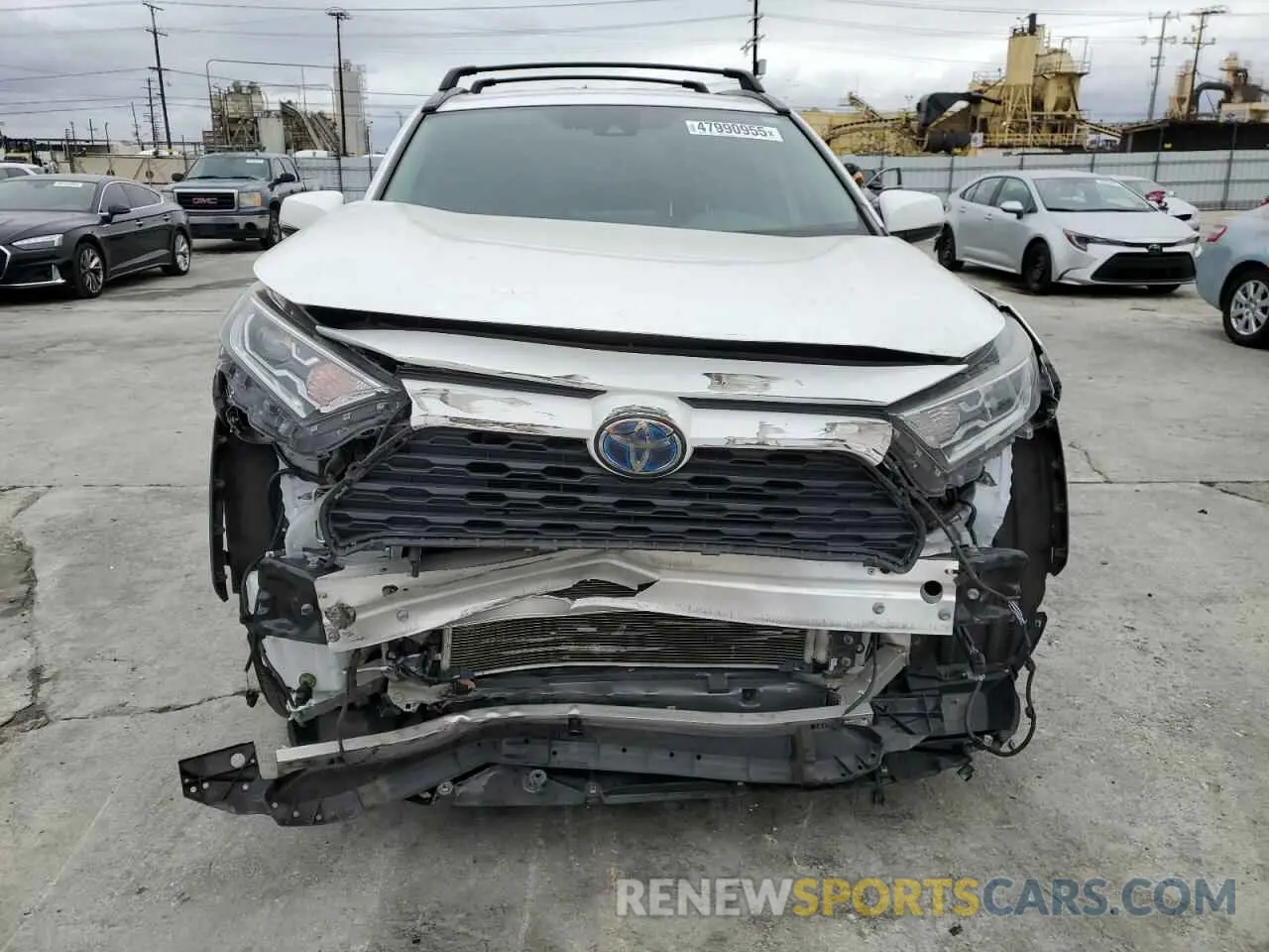 5 fotografías del automóvil dañado 2T3RWRFV1LW054520 TOYOTA RAV4 2020