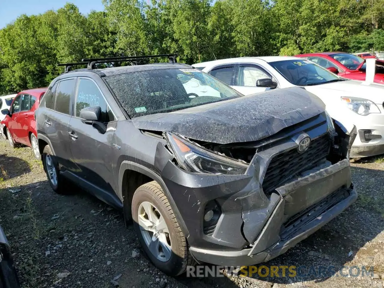 1 fotografías del automóvil dañado 2T3RWRFV2LW054655 TOYOTA RAV4 2020