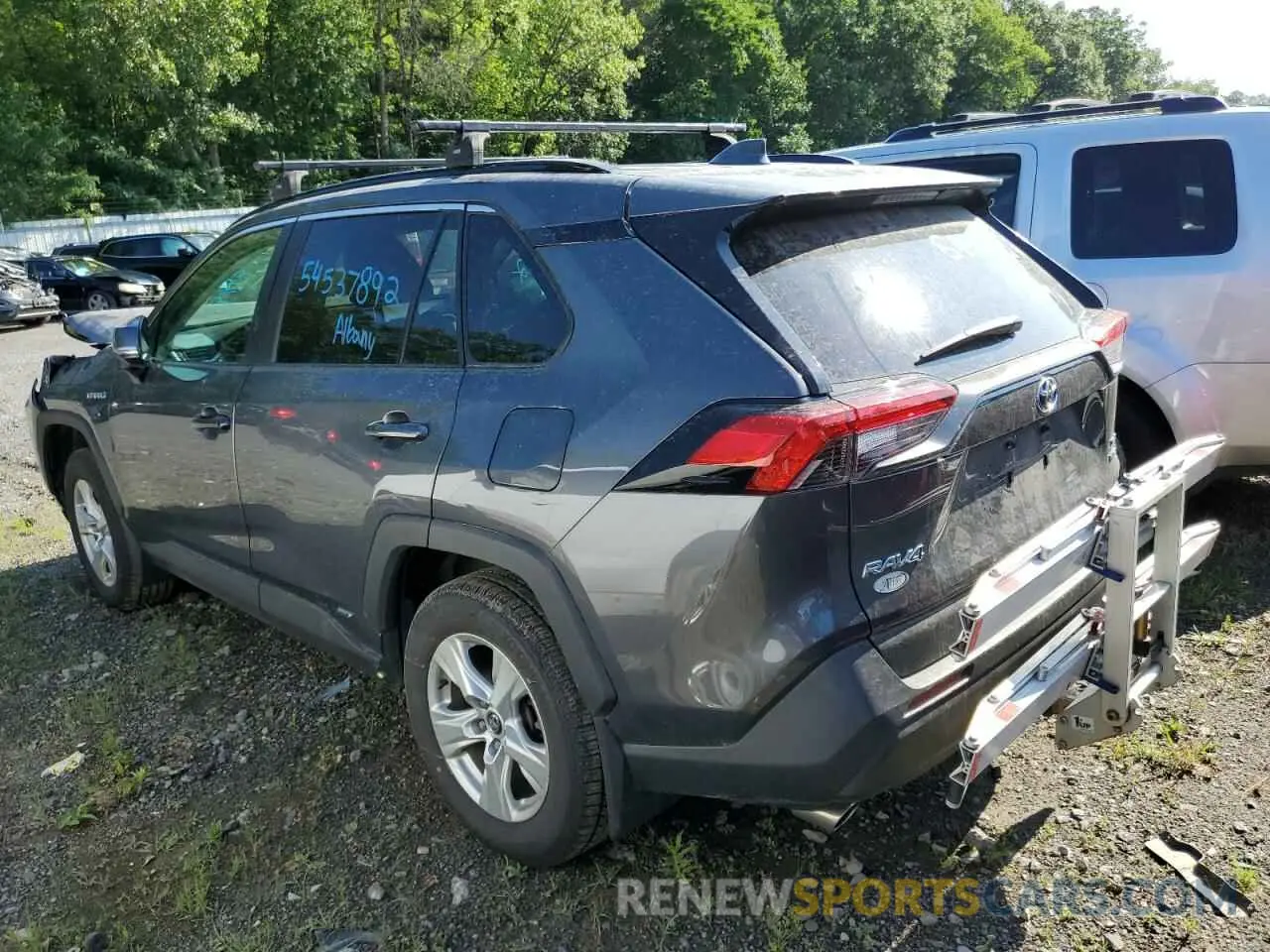 3 fotografías del automóvil dañado 2T3RWRFV2LW054655 TOYOTA RAV4 2020