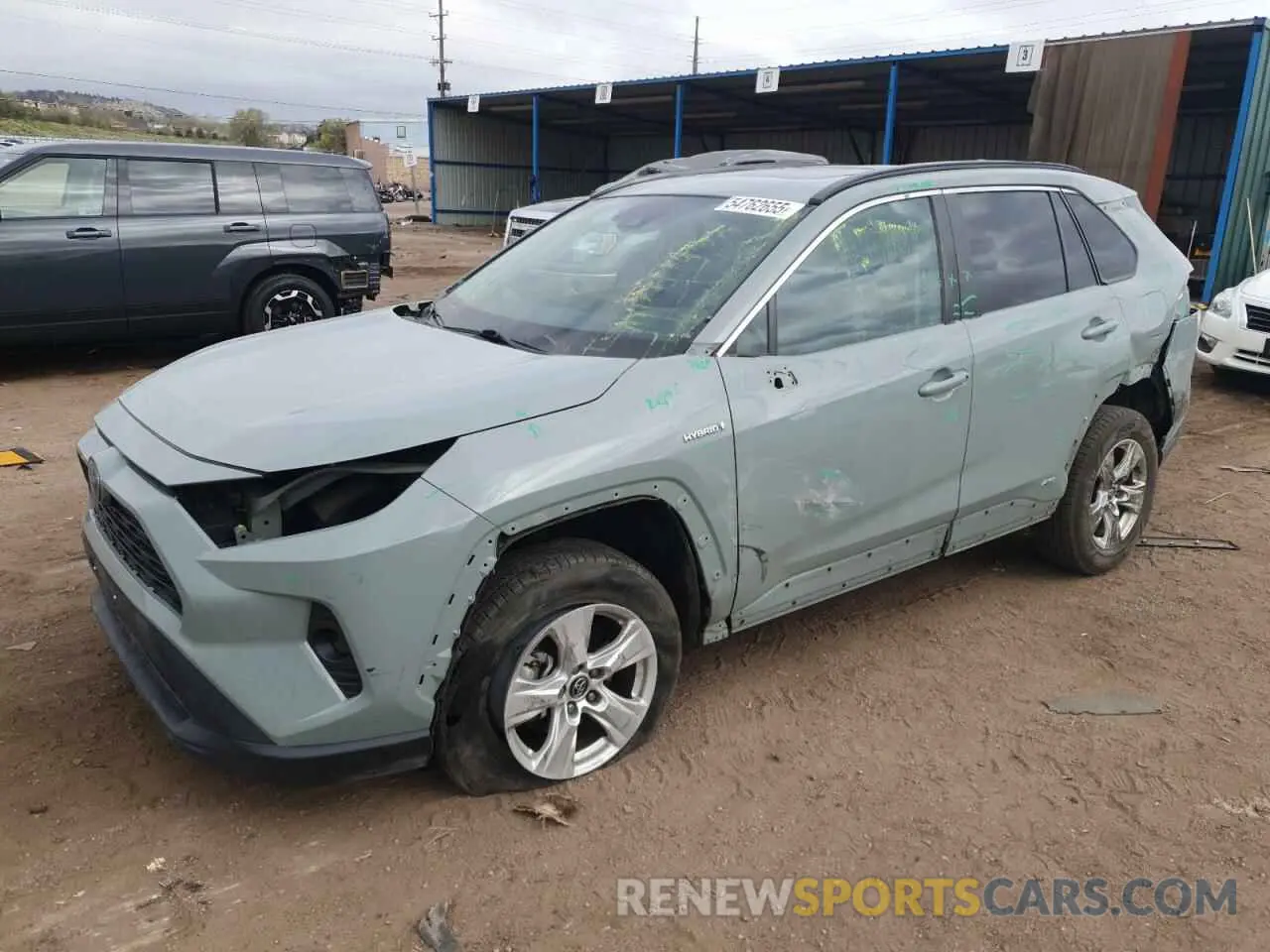 1 fotografías del automóvil dañado 2T3RWRFV2LW057300 TOYOTA RAV4 2020