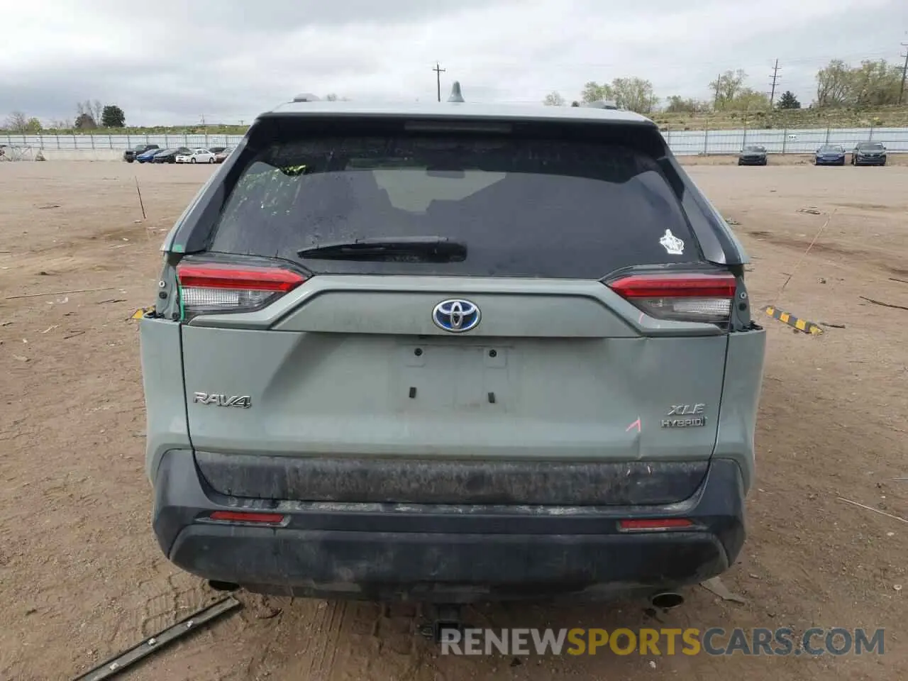 6 fotografías del automóvil dañado 2T3RWRFV2LW057300 TOYOTA RAV4 2020