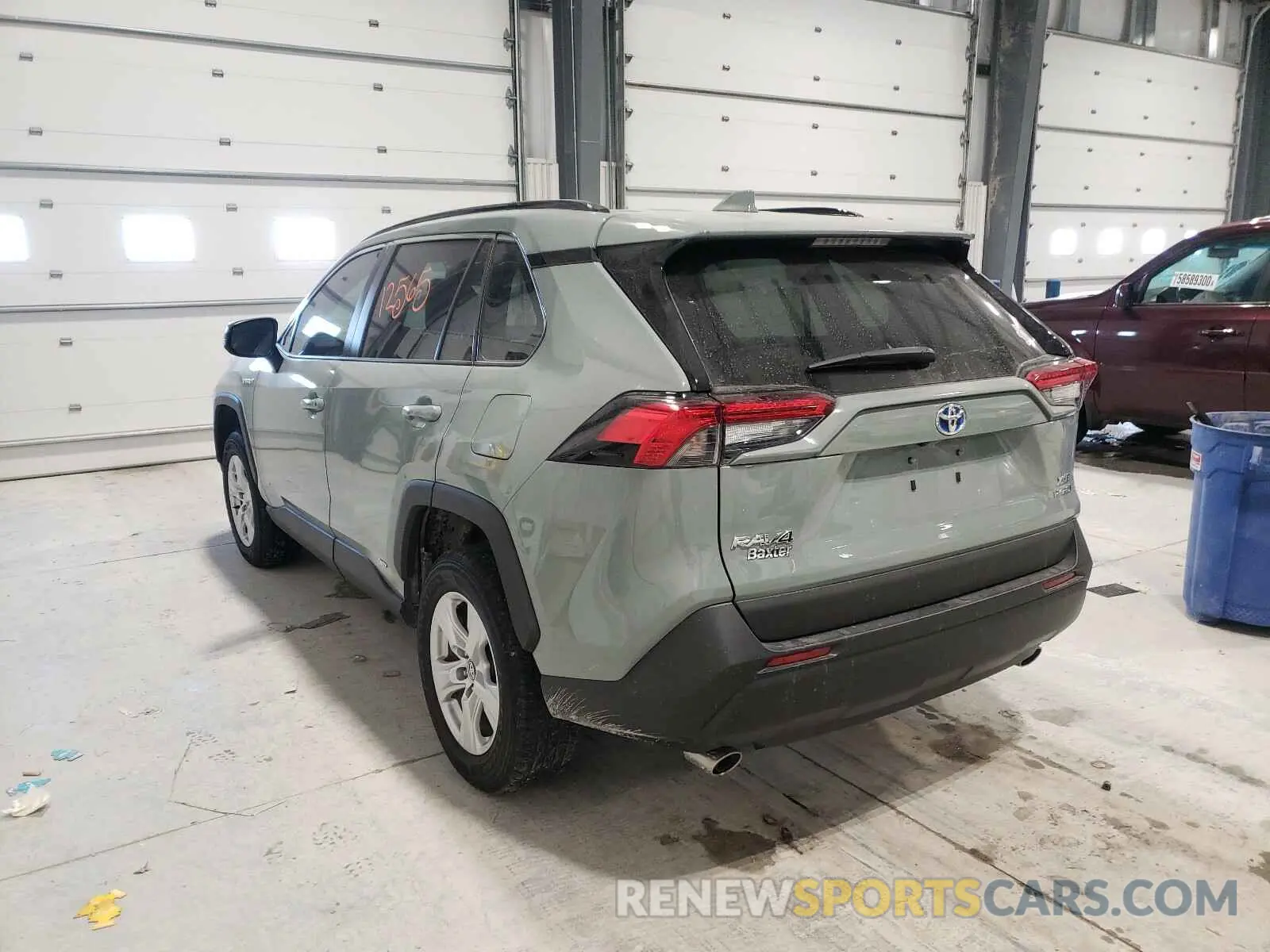 3 fotografías del automóvil dañado 2T3RWRFV2LW060343 TOYOTA RAV4 2020
