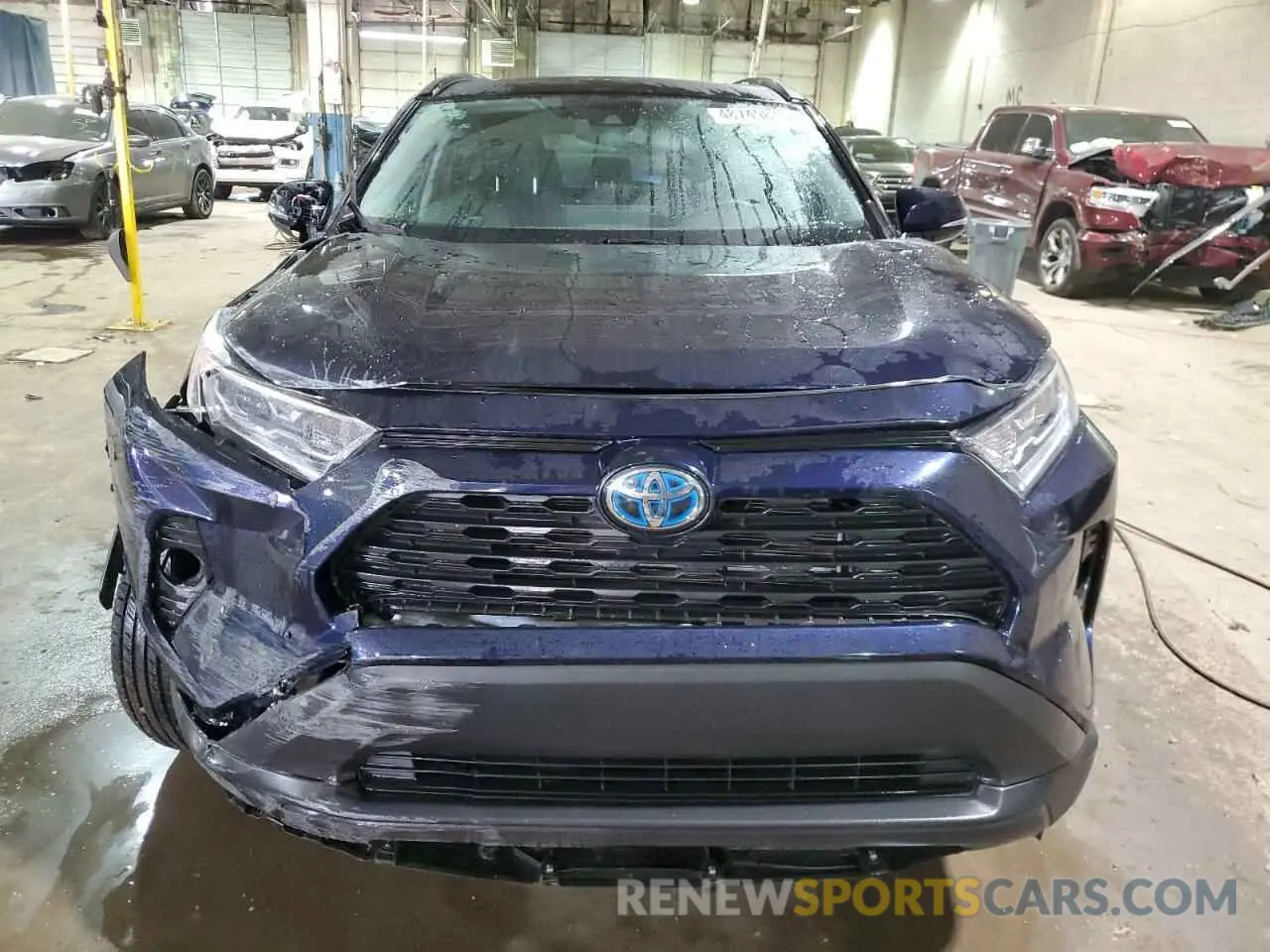 5 fotografías del automóvil dañado 2T3RWRFV2LW092113 TOYOTA RAV4 2020