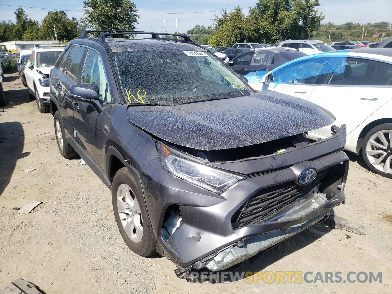 1 fotografías del automóvil dañado 2T3RWRFV2LW095321 TOYOTA RAV4 2020