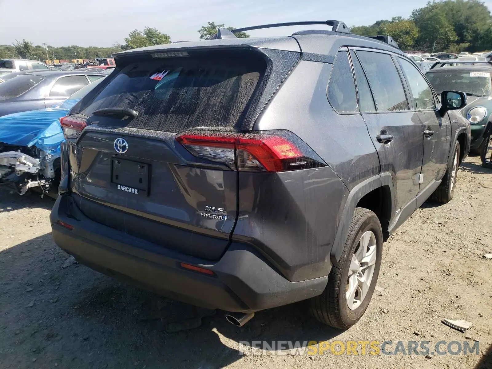 4 fotografías del automóvil dañado 2T3RWRFV2LW095321 TOYOTA RAV4 2020