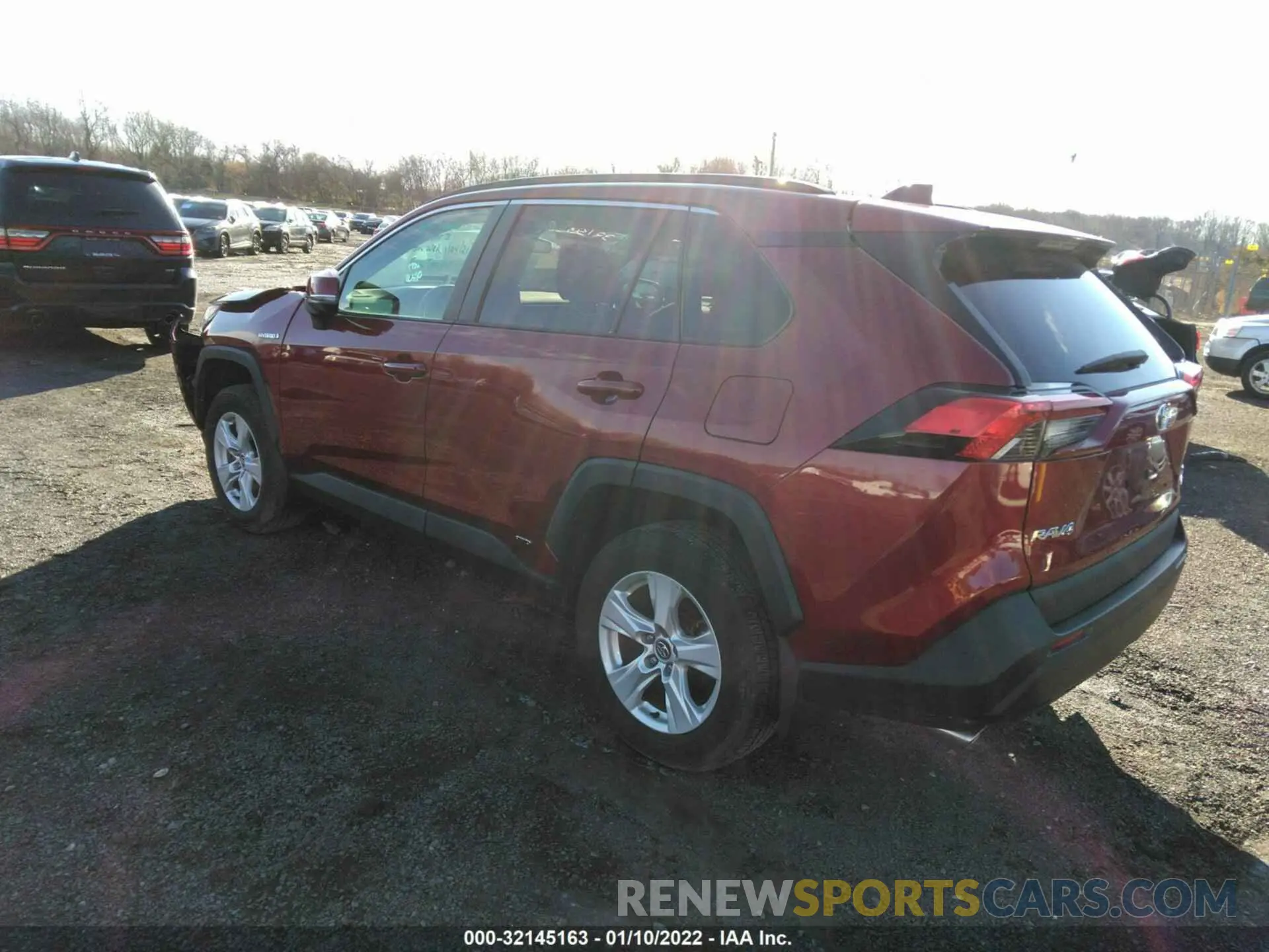 3 fotografías del automóvil dañado 2T3RWRFV3LW048220 TOYOTA RAV4 2020