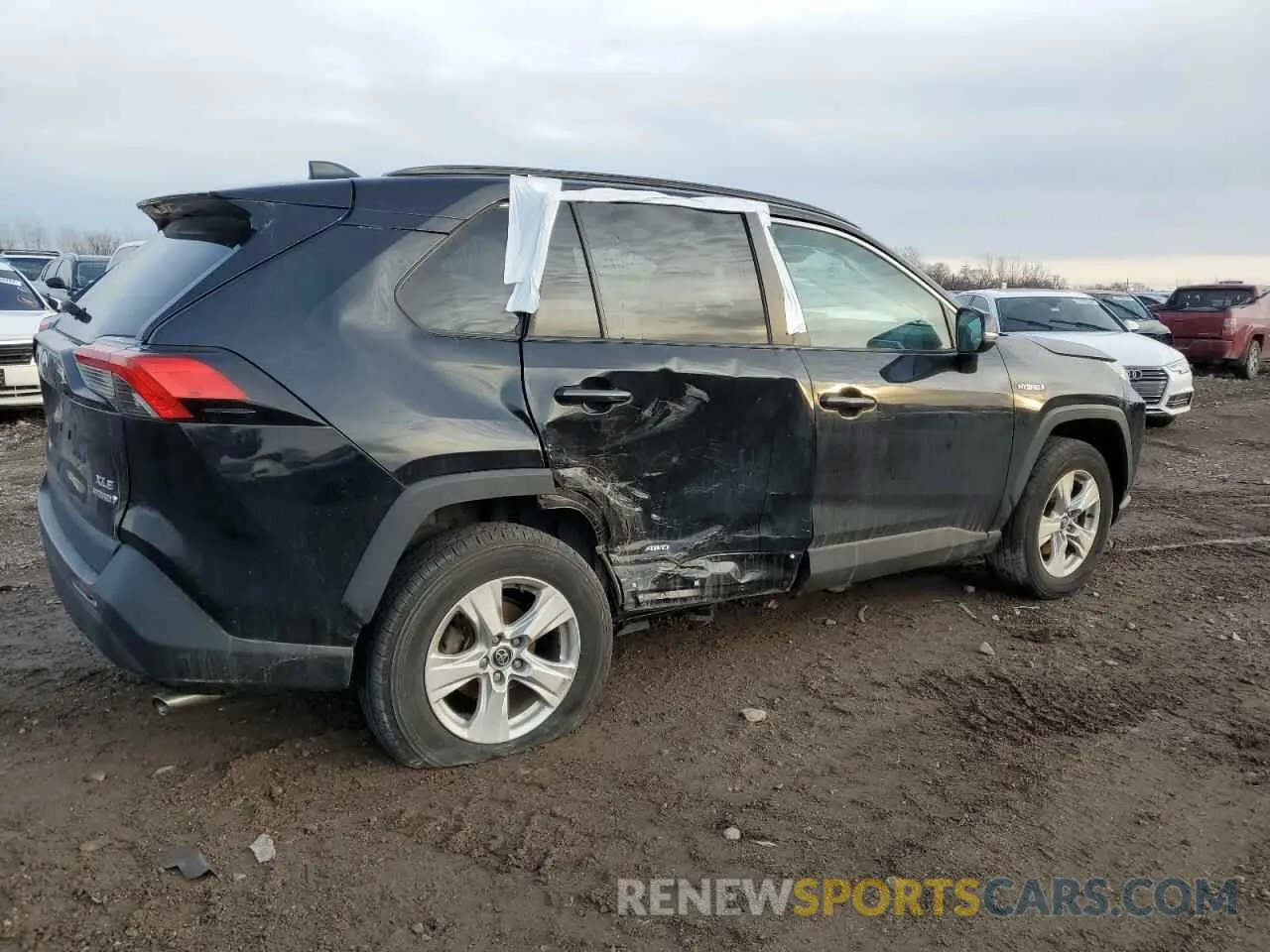 3 fotografías del automóvil dañado 2T3RWRFV3LW089897 TOYOTA RAV4 2020
