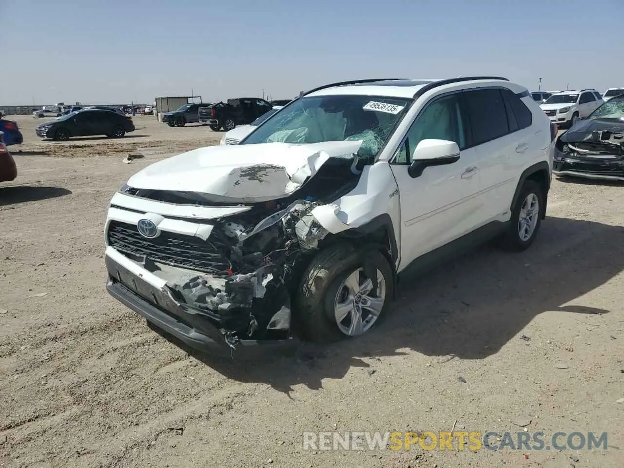 1 fotografías del automóvil dañado 2T3RWRFV3LW092590 TOYOTA RAV4 2020