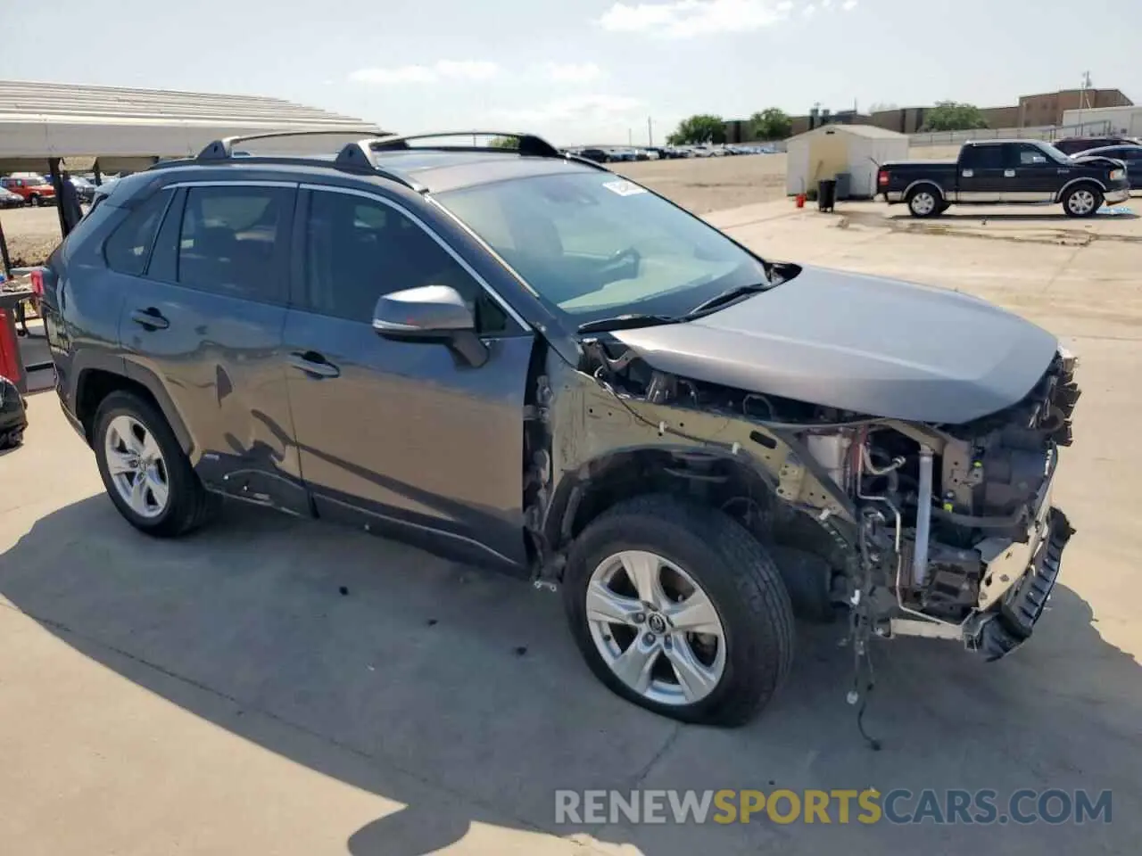 4 fotografías del automóvil dañado 2T3RWRFV3LW092718 TOYOTA RAV4 2020