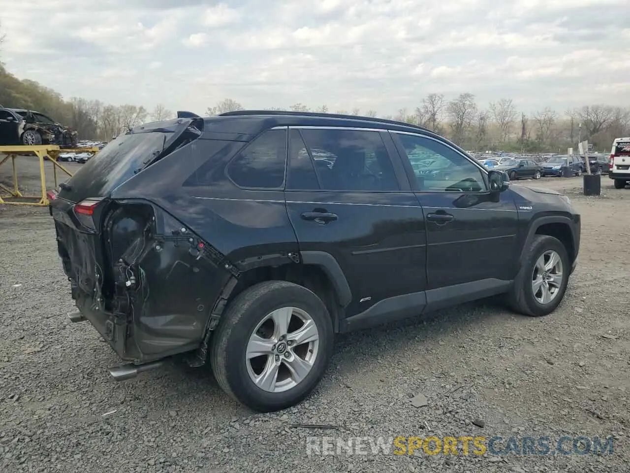 3 fotografías del automóvil dañado 2T3RWRFV4LW093781 TOYOTA RAV4 2020
