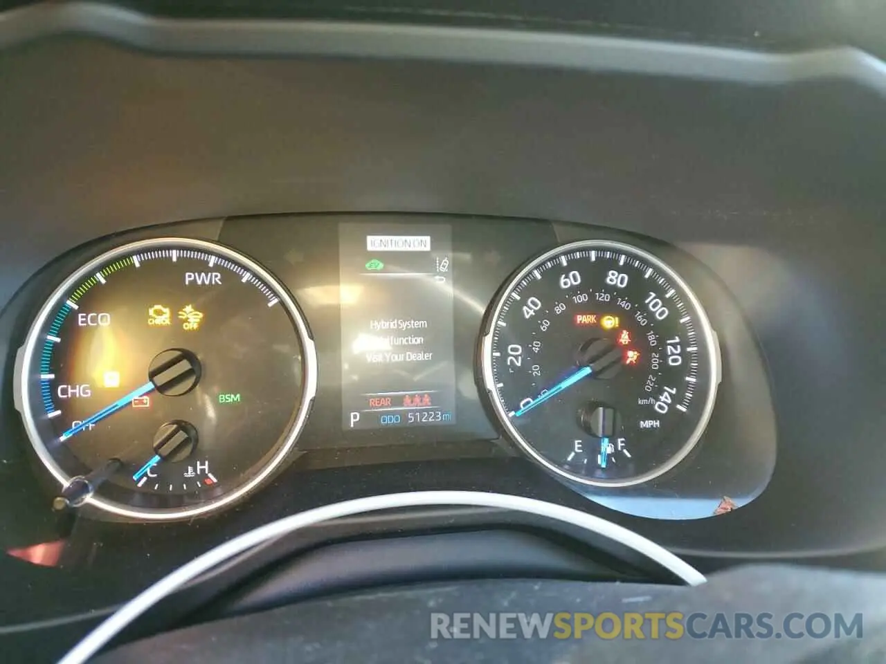 9 fotografías del automóvil dañado 2T3RWRFV5LW068341 TOYOTA RAV4 2020