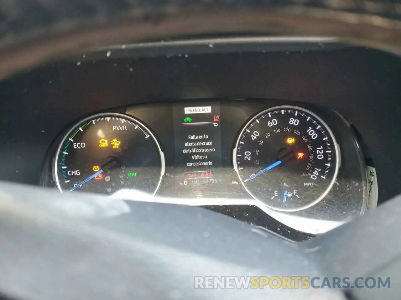 9 fotografías del automóvil dañado 2T3RWRFV8LW070536 TOYOTA RAV4 2020