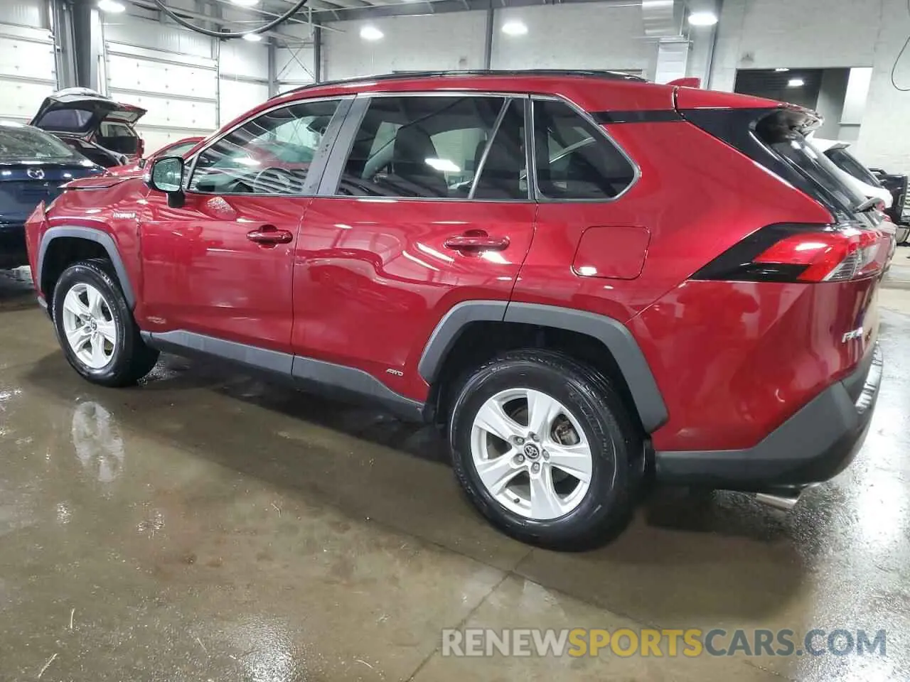 2 fotografías del automóvil dañado 2T3RWRFV9LW095056 TOYOTA RAV4 2020