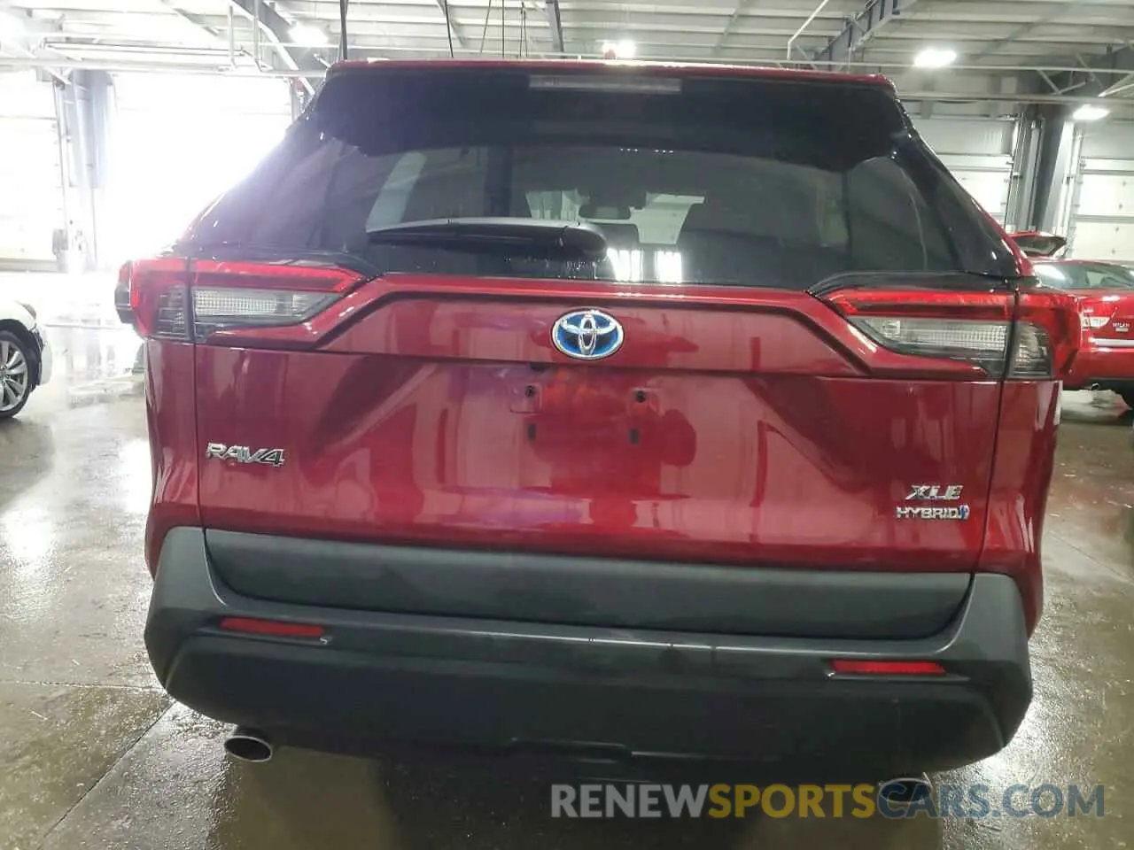 6 fotografías del automóvil dañado 2T3RWRFV9LW095056 TOYOTA RAV4 2020