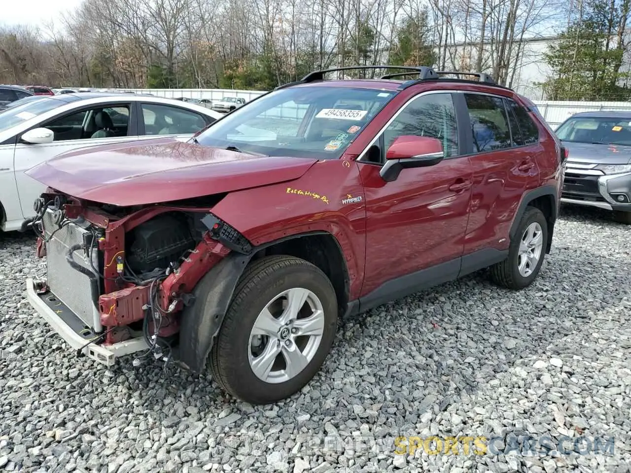 1 fotografías del automóvil dañado 2T3RWRFVXLW062485 TOYOTA RAV4 2020