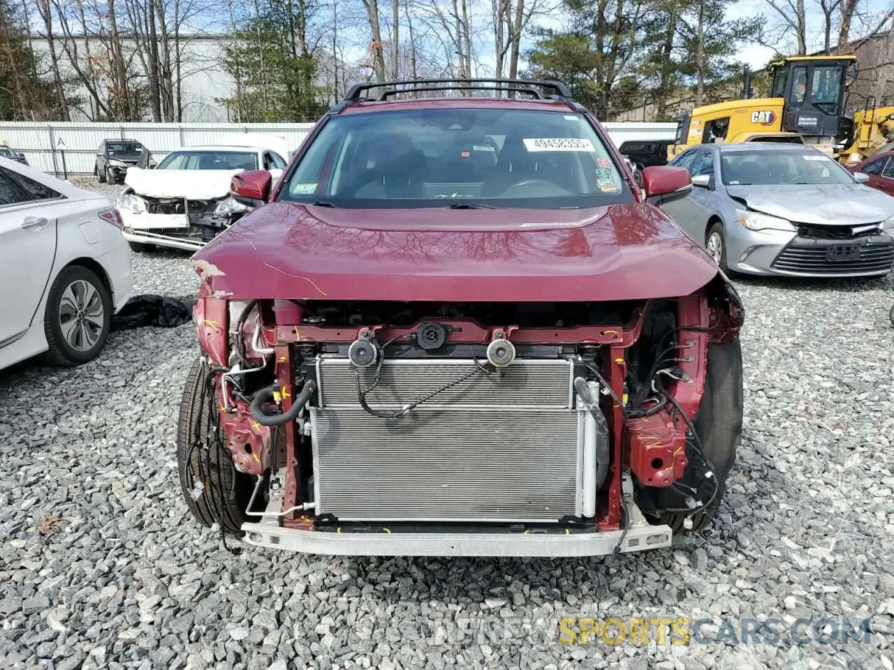 5 fotografías del automóvil dañado 2T3RWRFVXLW062485 TOYOTA RAV4 2020