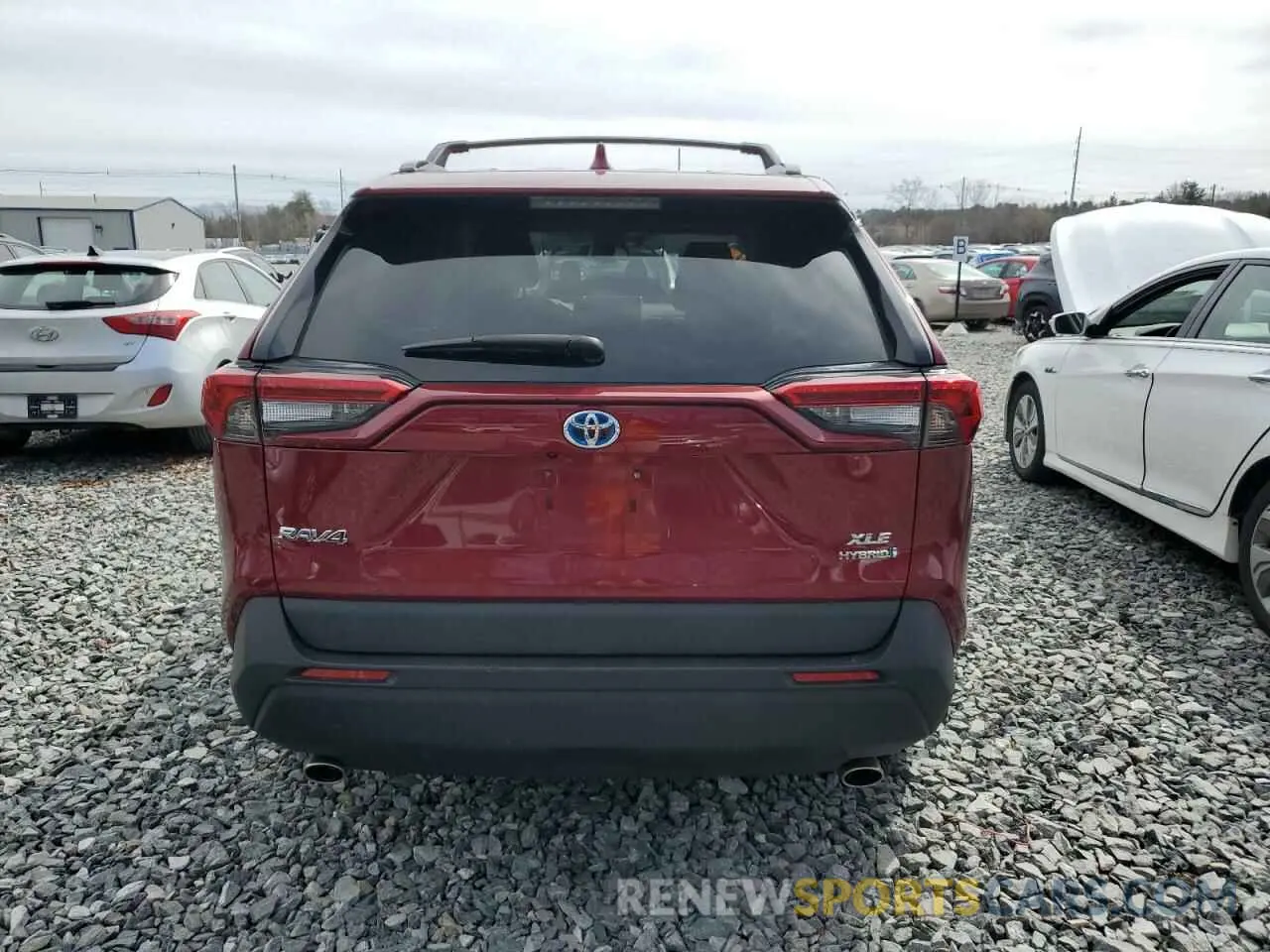 6 fotografías del automóvil dañado 2T3RWRFVXLW062485 TOYOTA RAV4 2020