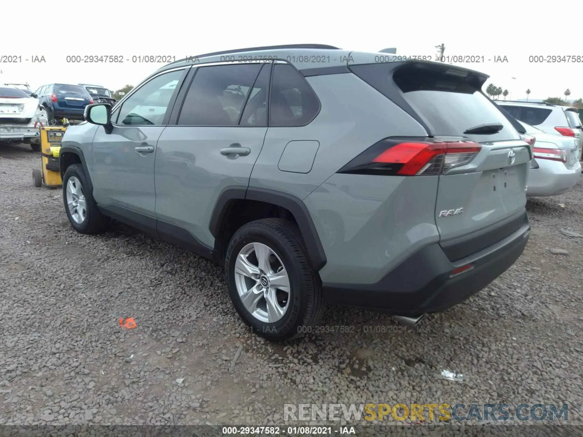 3 fotografías del automóvil dañado 2T3W1RFV0LC045083 TOYOTA RAV4 2020