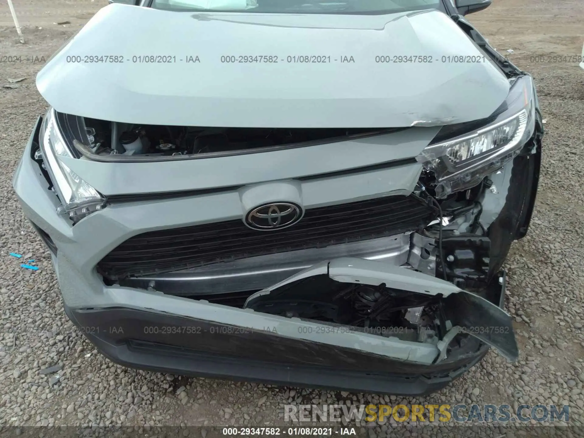 6 fotografías del automóvil dañado 2T3W1RFV0LC045083 TOYOTA RAV4 2020