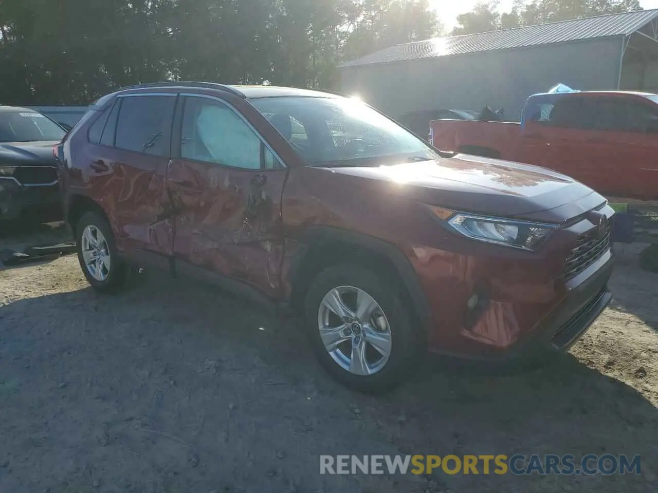 4 fotografías del automóvil dañado 2T3W1RFV0LW059760 TOYOTA RAV4 2020