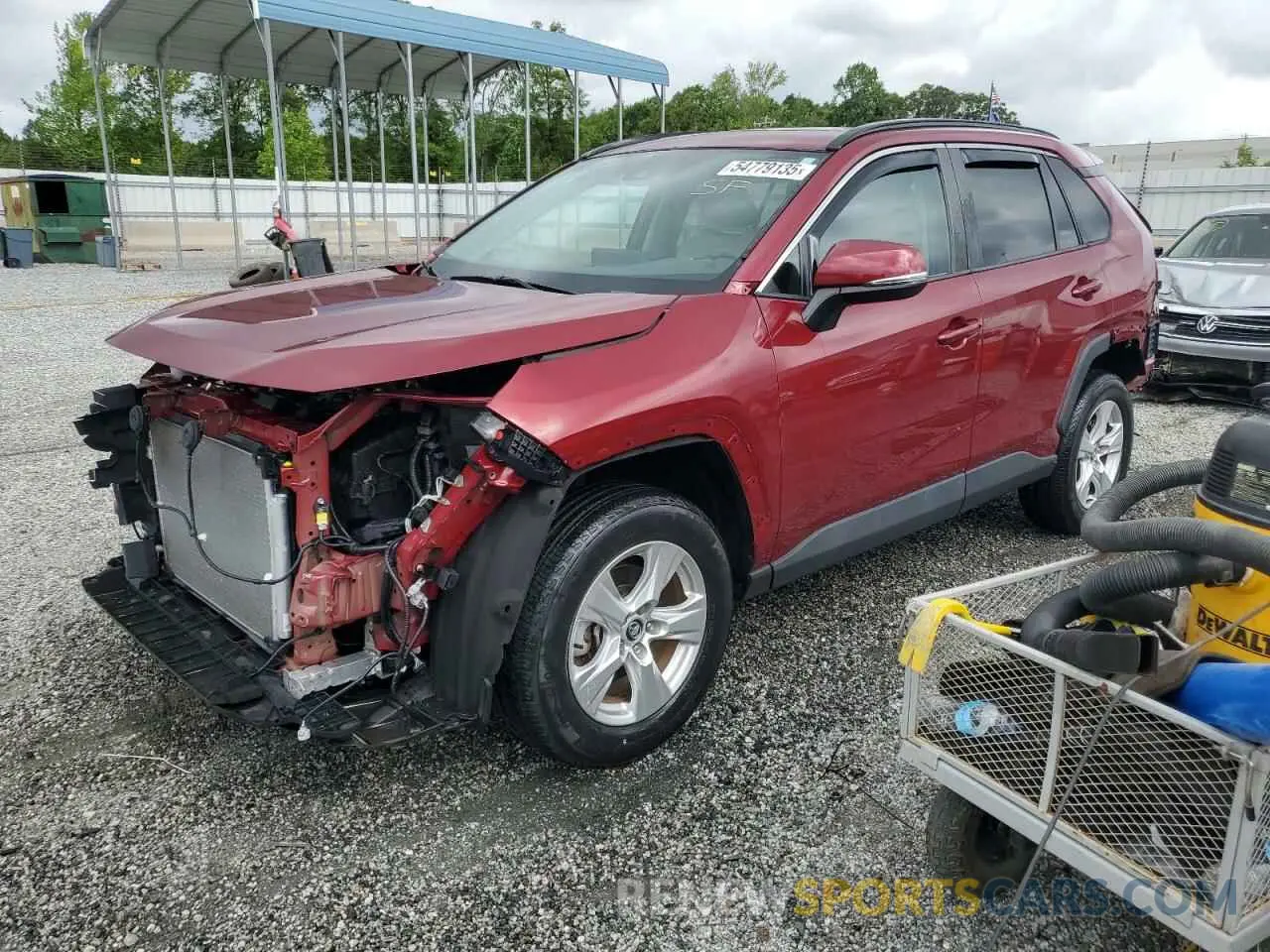 1 fotografías del automóvil dañado 2T3W1RFV0LW064022 TOYOTA RAV4 2020